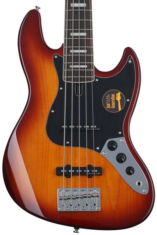 Sire Marcus Miller V5R 5-string Bass Guitar - Tobacco Sunburst