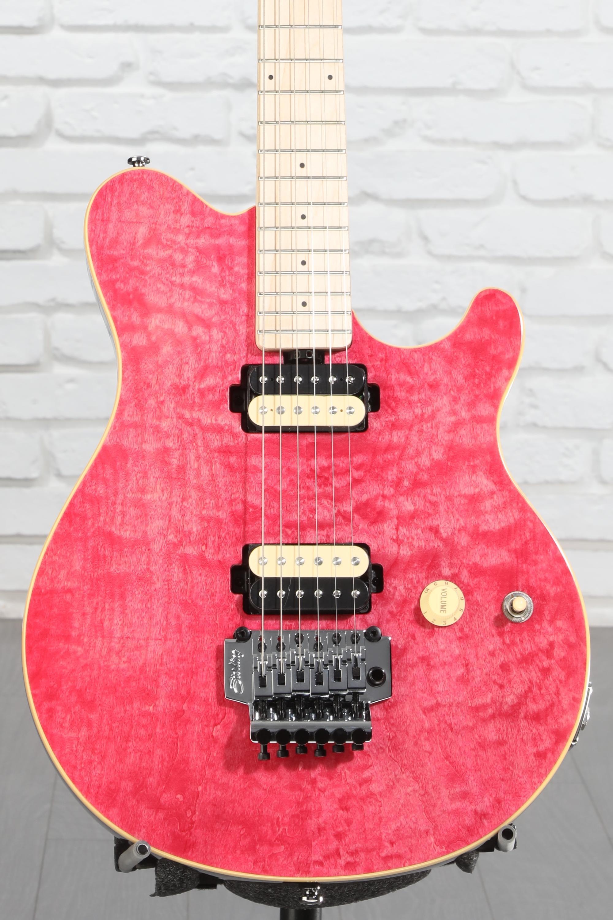 Sterling By Music Man Axis Quilted Maple Electric Guitar - Trans