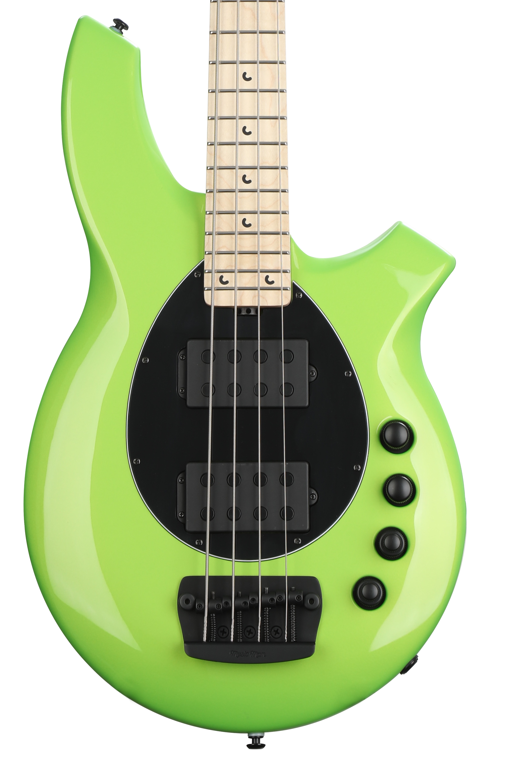 Ernie Ball Music Man Bongo 4HH Electric Bass Guitar - Mantis Green