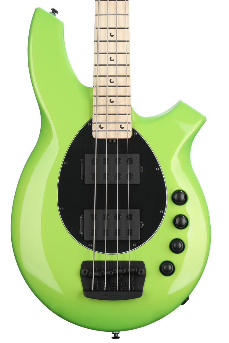 Ernie Ball Music Man Bongo 4HH Electric Bass Guitar - Mantis Green