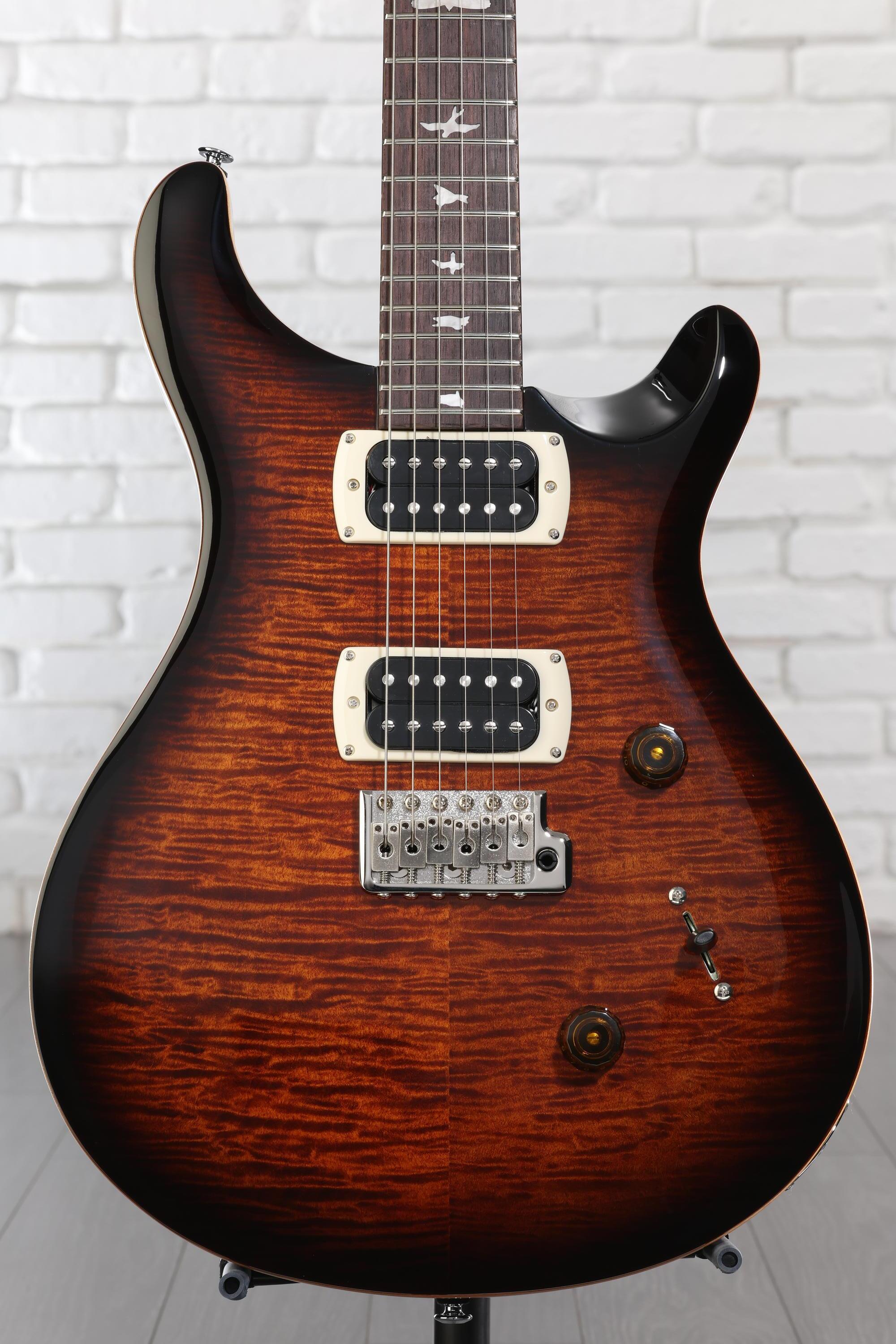 PRS SE Custom 24 Electric Guitar - Black Gold Sunburst | Sweetwater
