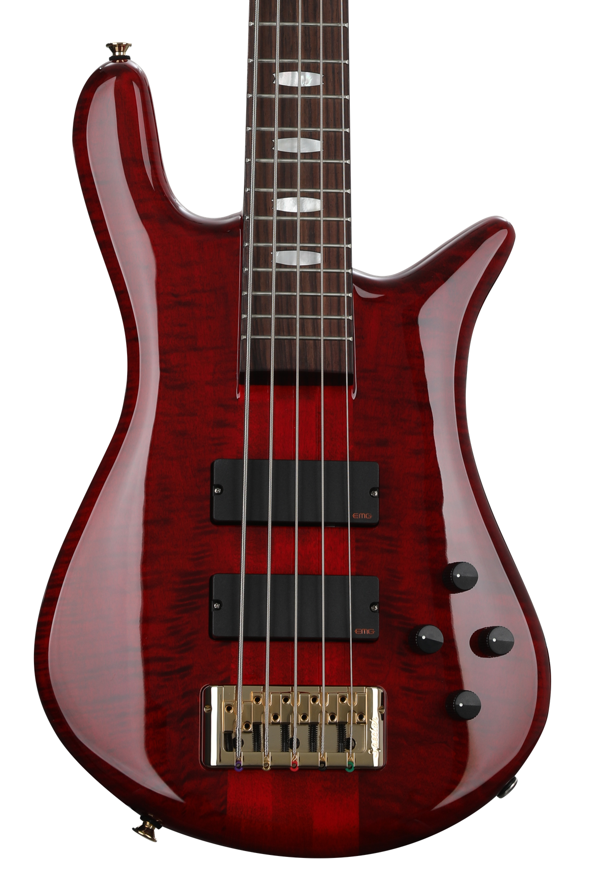 Spector Euro5 LX Bass Guitar - Black Cherry Gloss | Sweetwater