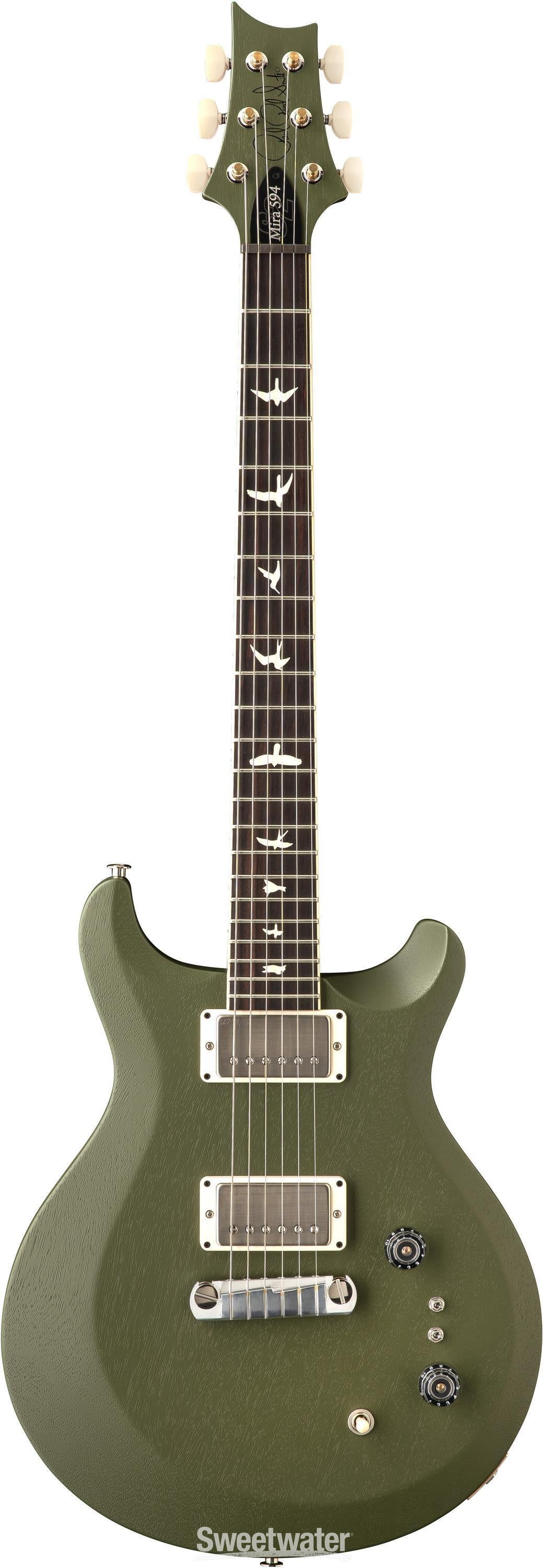 PRS S2 Mira 594 Electric Guitar - Satin Matcha Green | Sweetwater