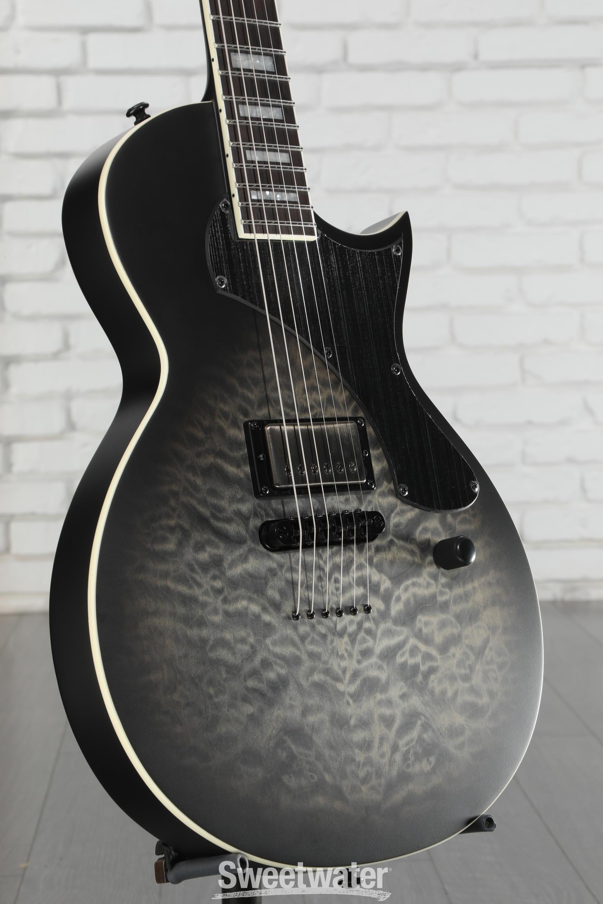 ESP LTD EC-01FT Electric Guitar - Charcoal Burst Satin