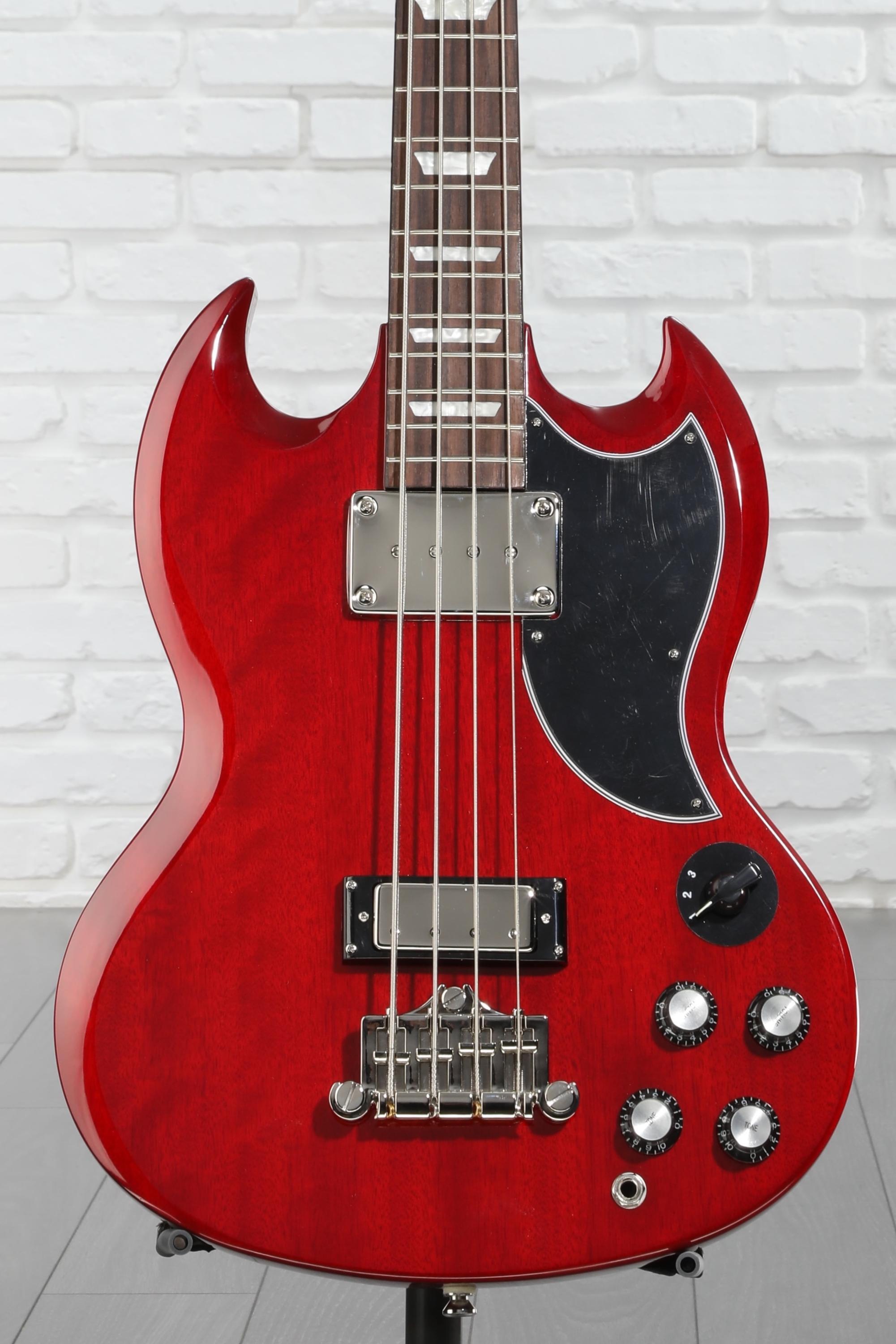 Epiphone eb−3 Epiphone EB-3 Bass Guitar - Cherry | Sweetwater
