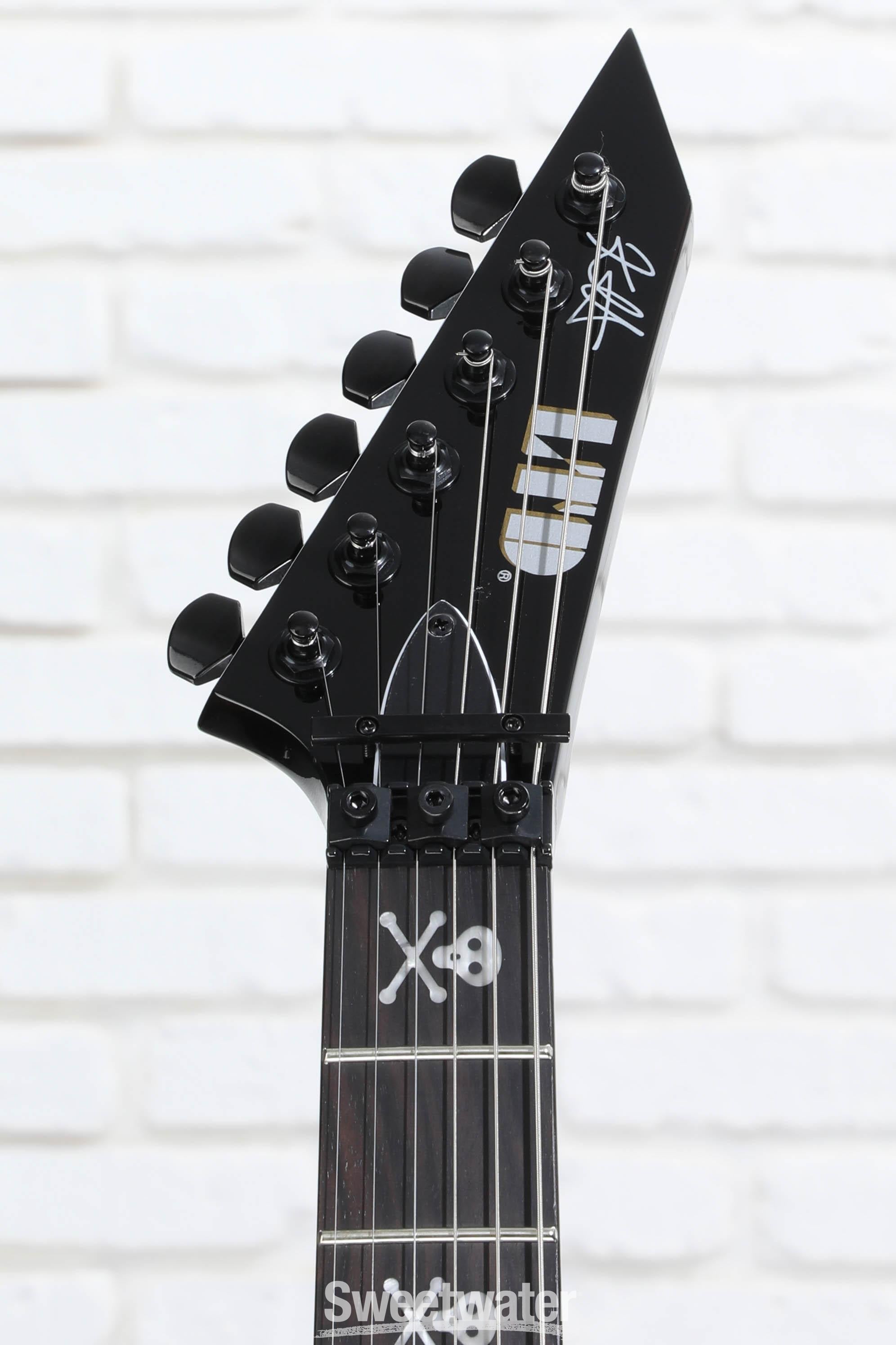 ESP LTD Kirk Hammett Signature KH-602 Left-handed Electric Guitar - Black