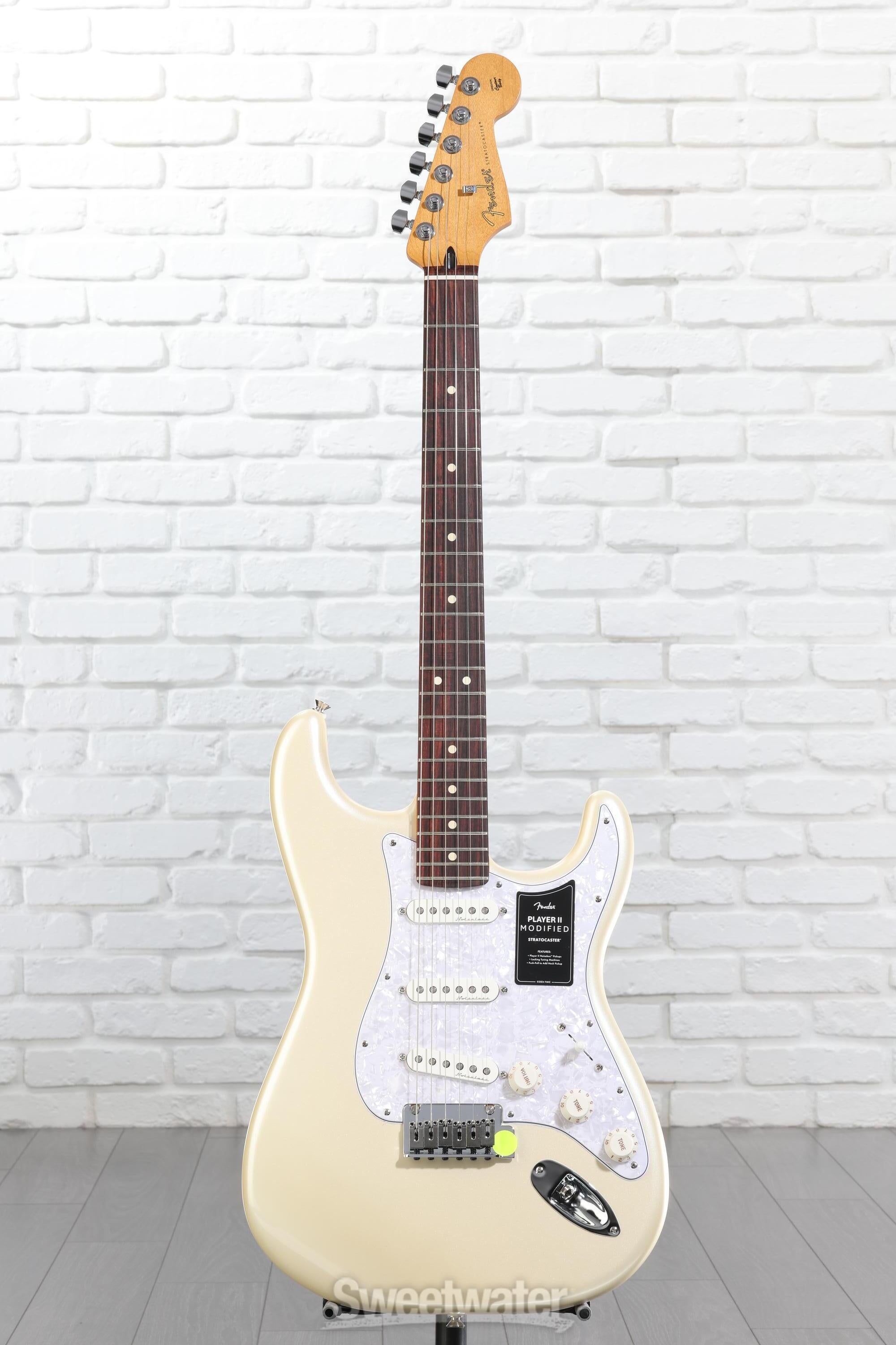 Fender Player II Modified Stratocaster Electric Guitar - Olympic