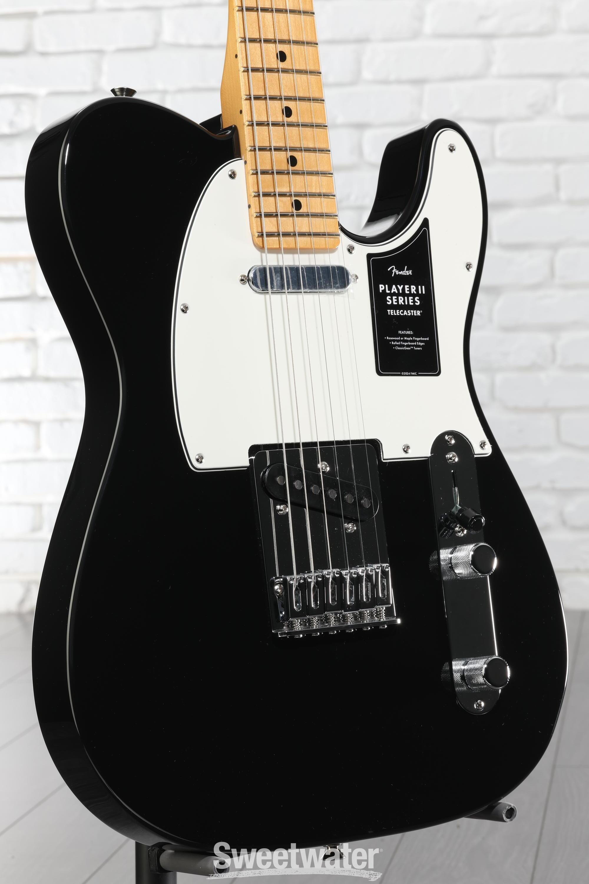 Fender Player II Telecaster Electric Guitar - Black with Maple