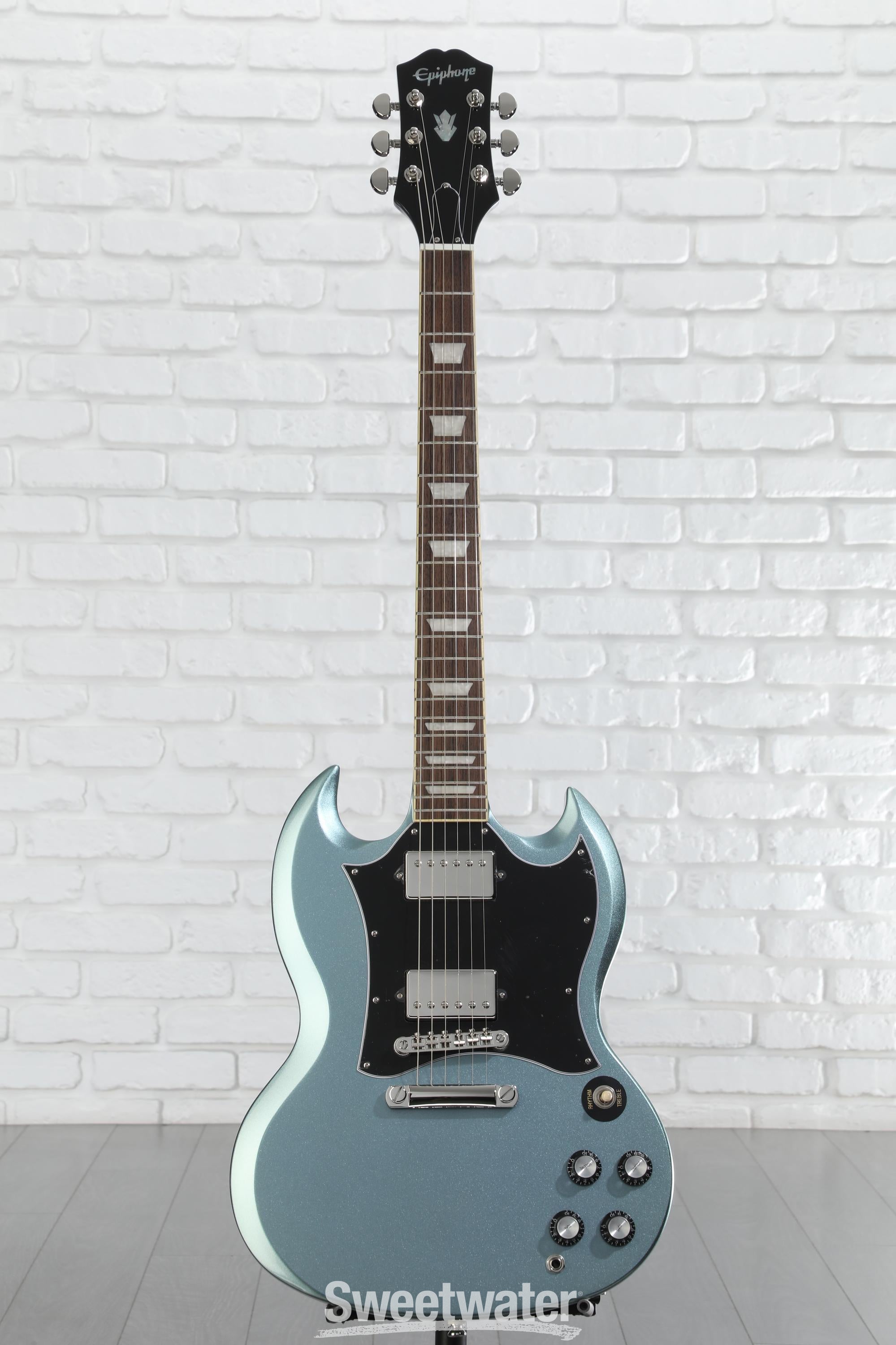 ギター epiphone SG pelham blue Epiphone SG Special P-90 - Faded Pelham Blue | Long & McQuade