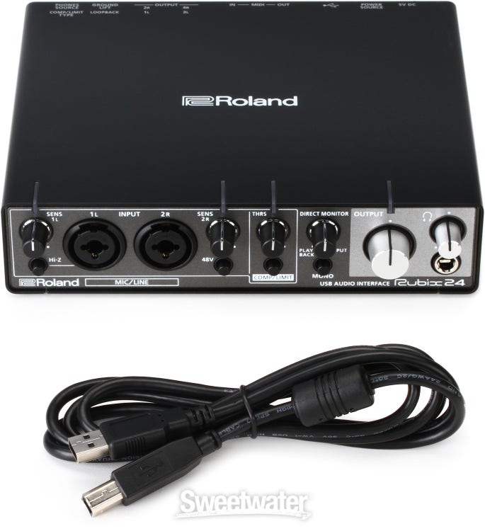 Roland Rubix 24 USB Audio Interface | Sweetwater 