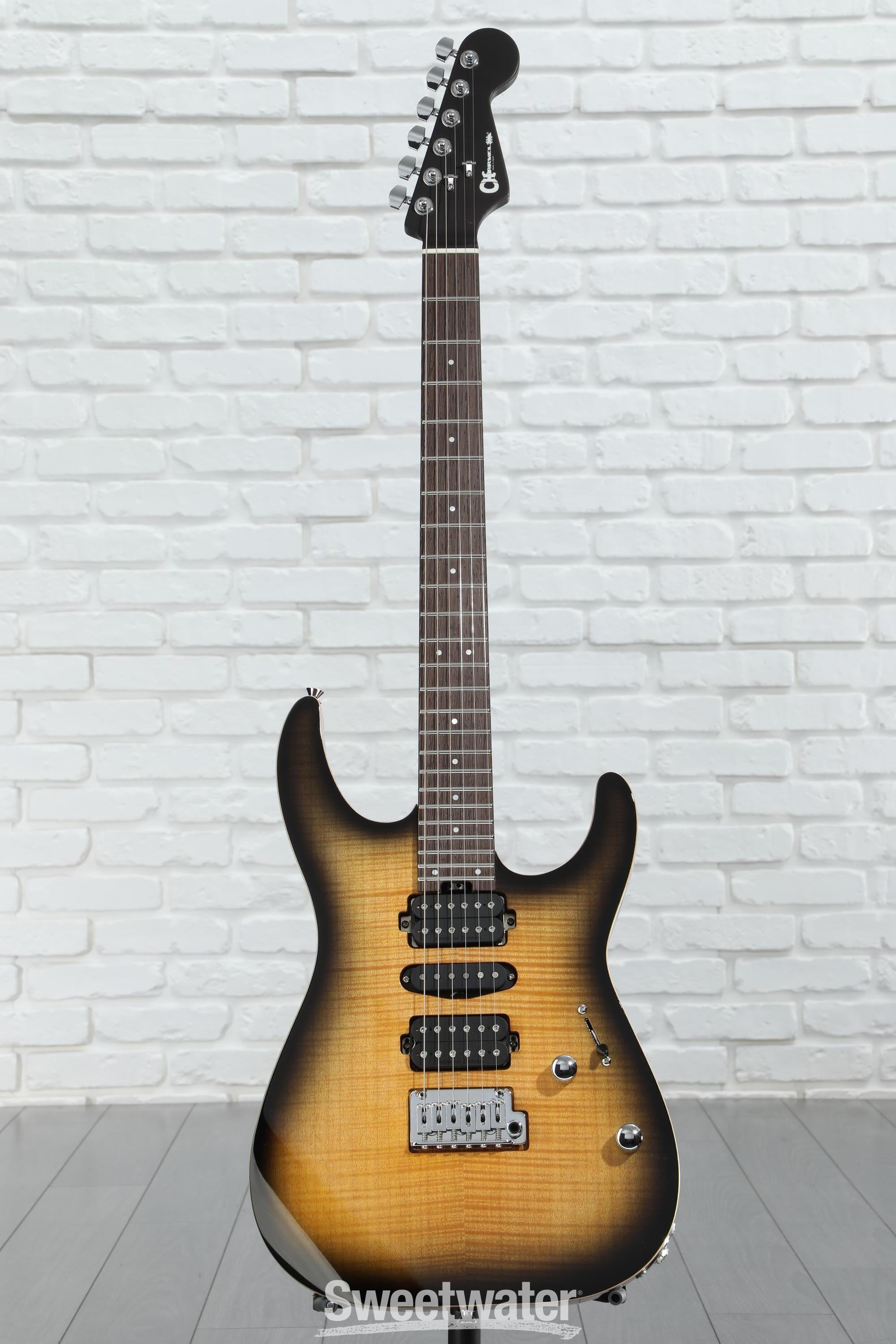 Charvel MJ DK24 HSH 2PT Electric Guitar - Antique Burst