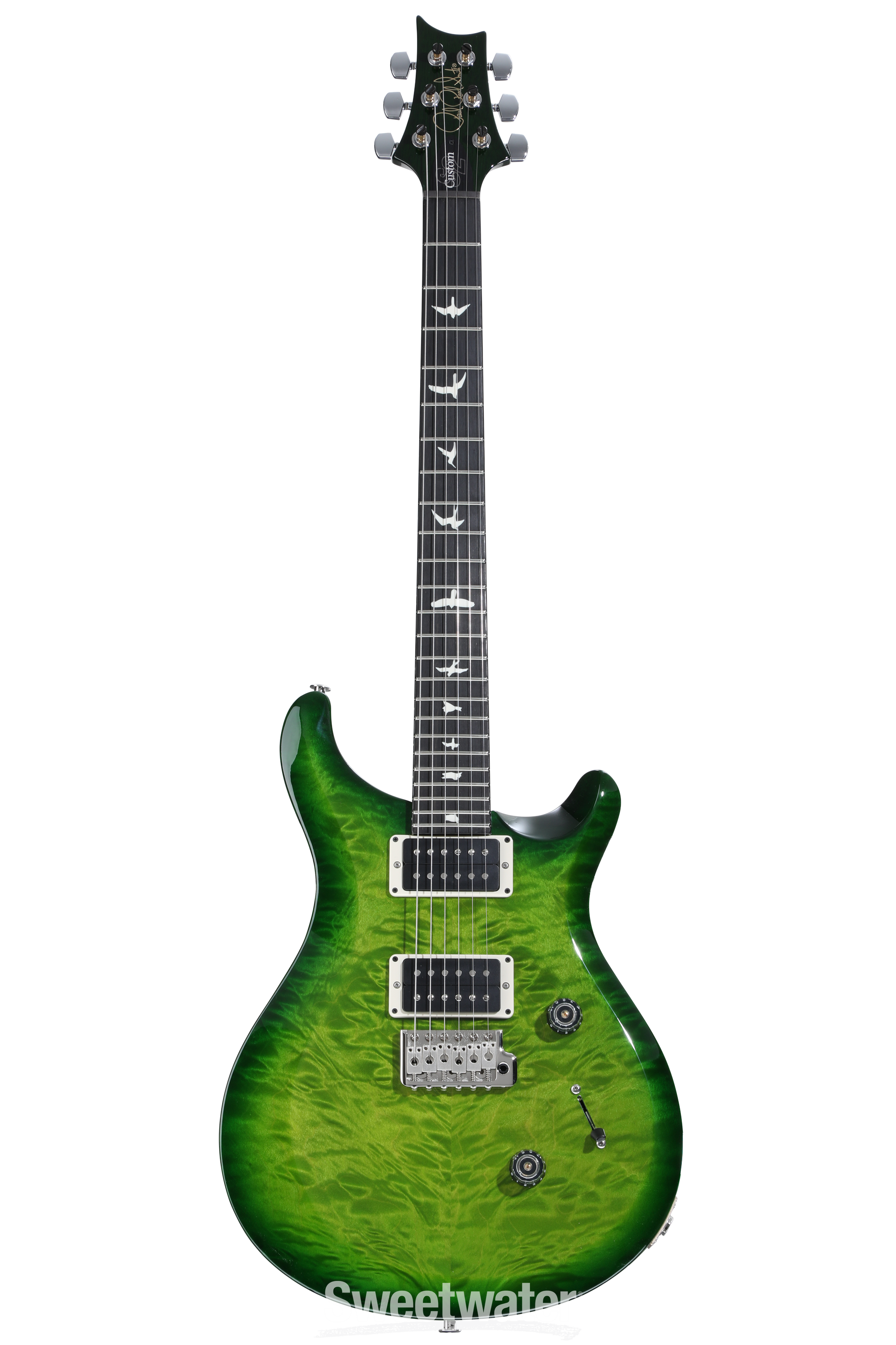 PRS S2 Custom 24 Quilt Electric Guitar - Eriza Verde | Sweetwater