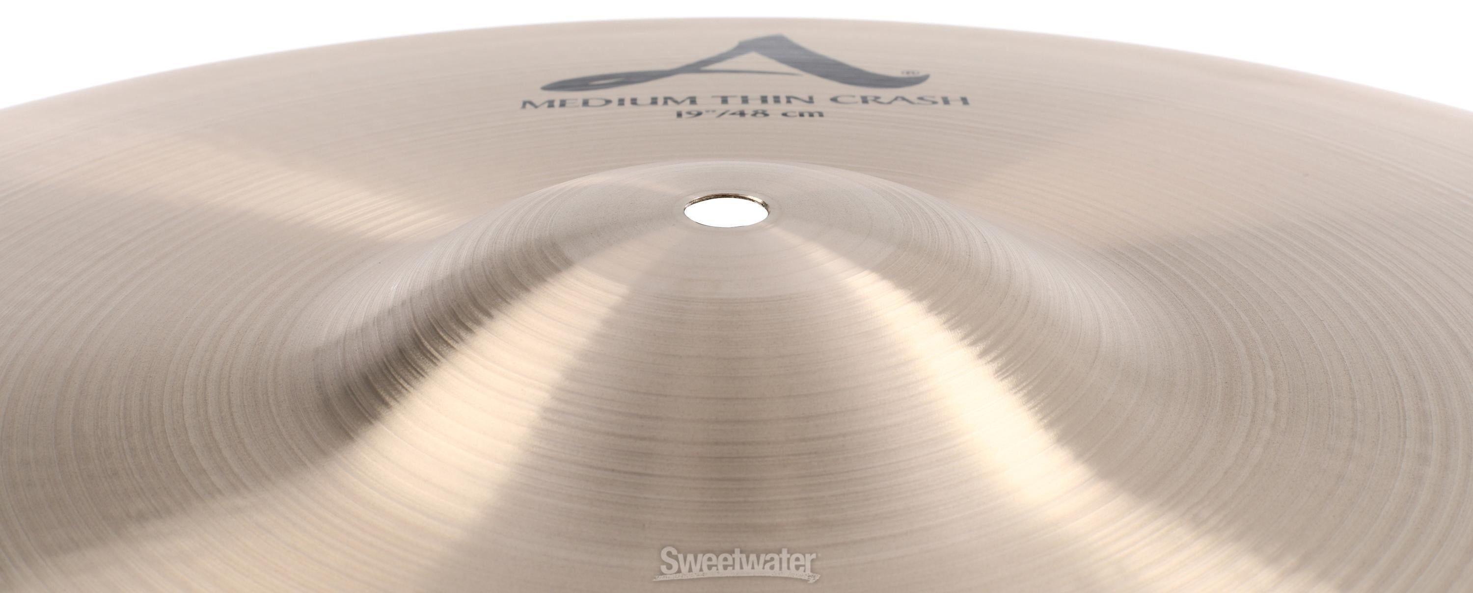 Zildjian 19 inch A Zildjian Medium-thin Crash Cymbal | Sweetwater