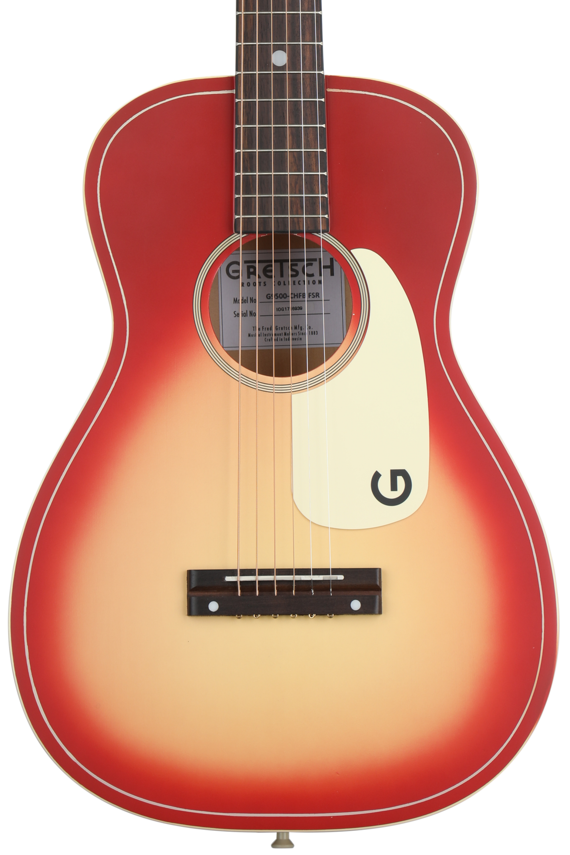 Gretsch G9500 Ltd Jim Dandy Flat Top - Chieftan Red Burst | Sweetwater
