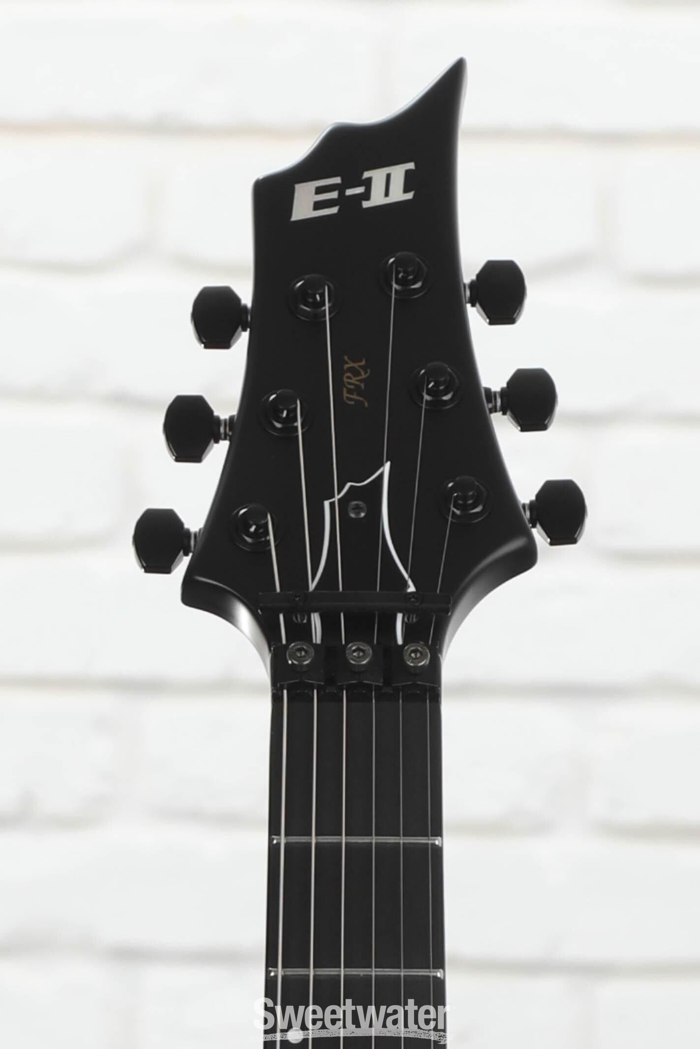 ESP E-II FRX Electric Guitar - Black Satin | Sweetwater