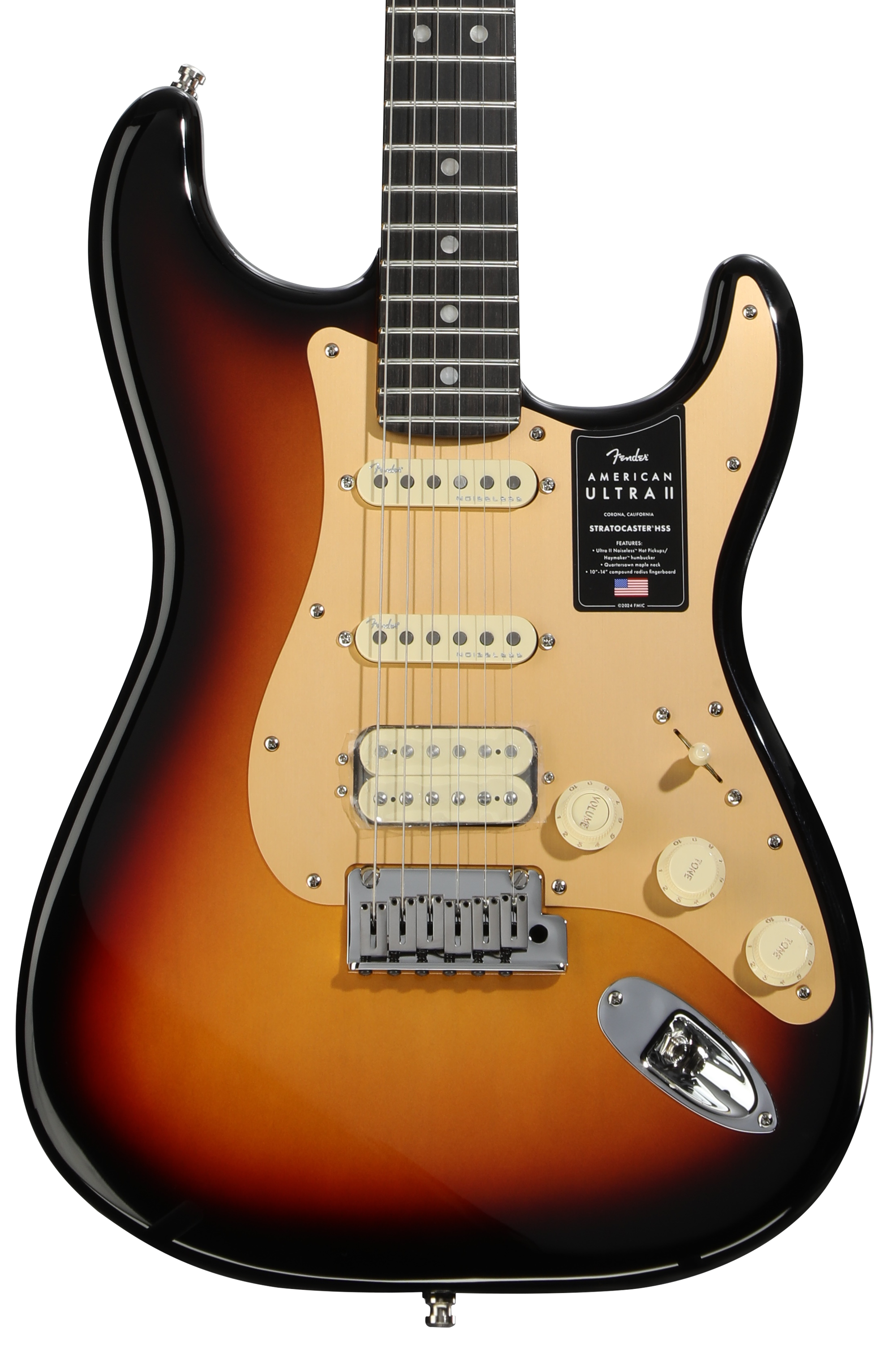 Fender American Ultra II Stratocaster HSS Electric Guitar
