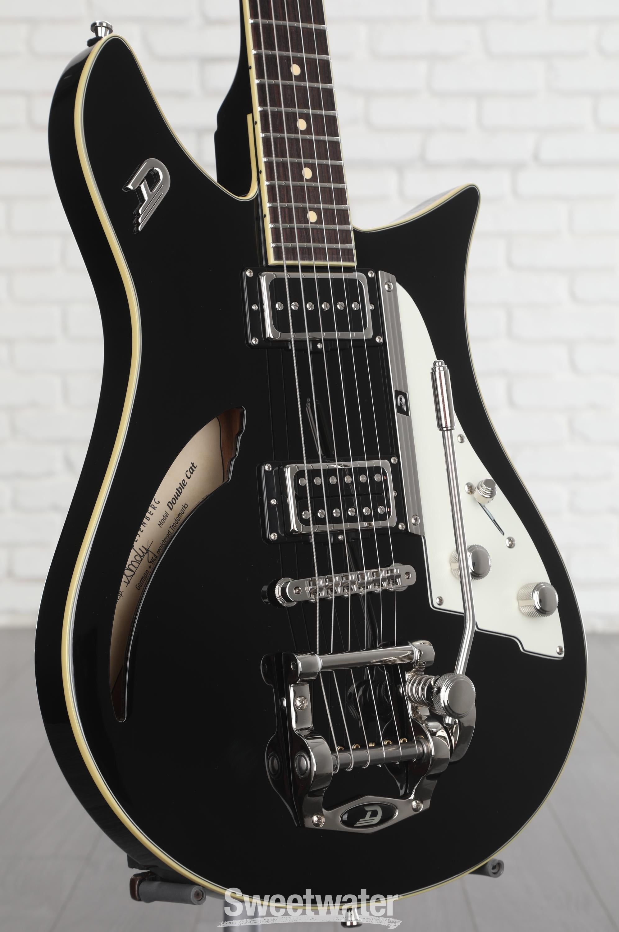 超美品！デューセンバーグ　Duesenberg　ダブルキャット Duesenberg Double Cat Electric Guitar - Black | Sweetwater