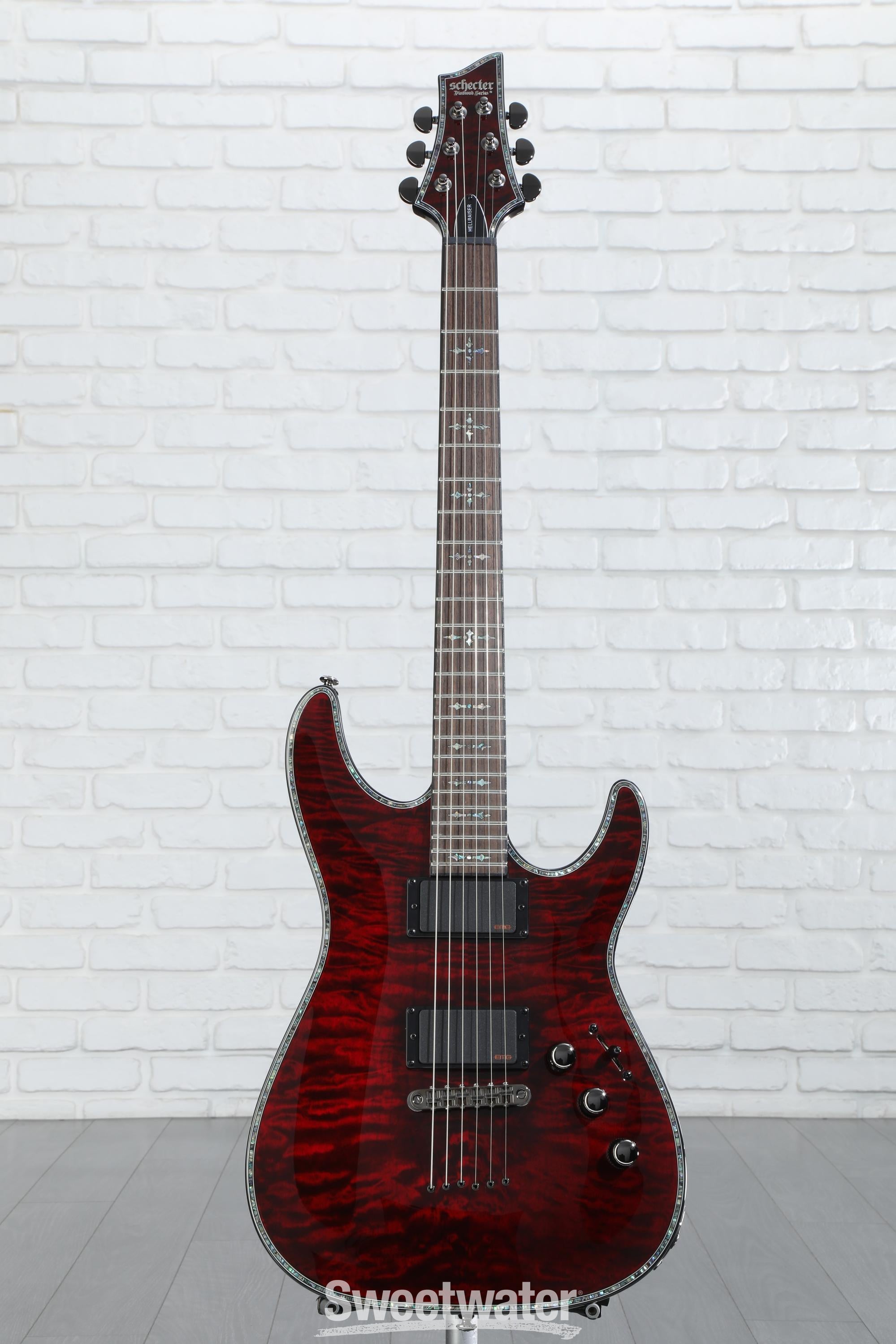 Schecter Hellraiser C-1 Electric Guitar - Black Cherry | Sweetwater