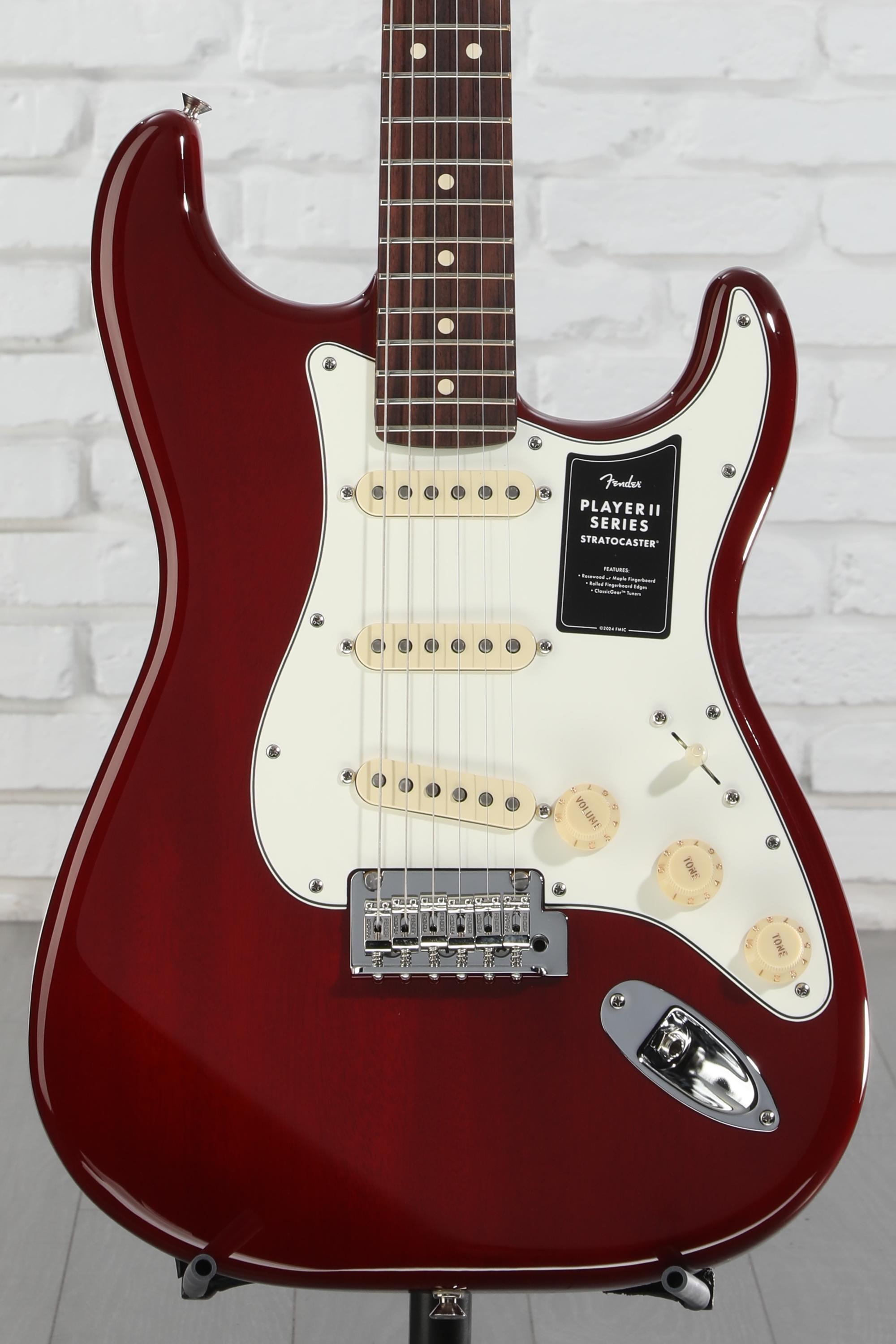 Fender Player II Stratocaster Electric Guitar - Transparent Cherry