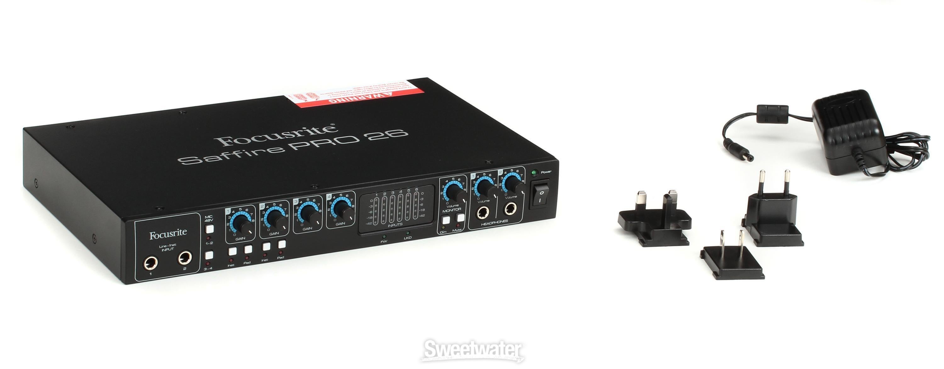 Focusrite Saffire Pro 26 | Sweetwater