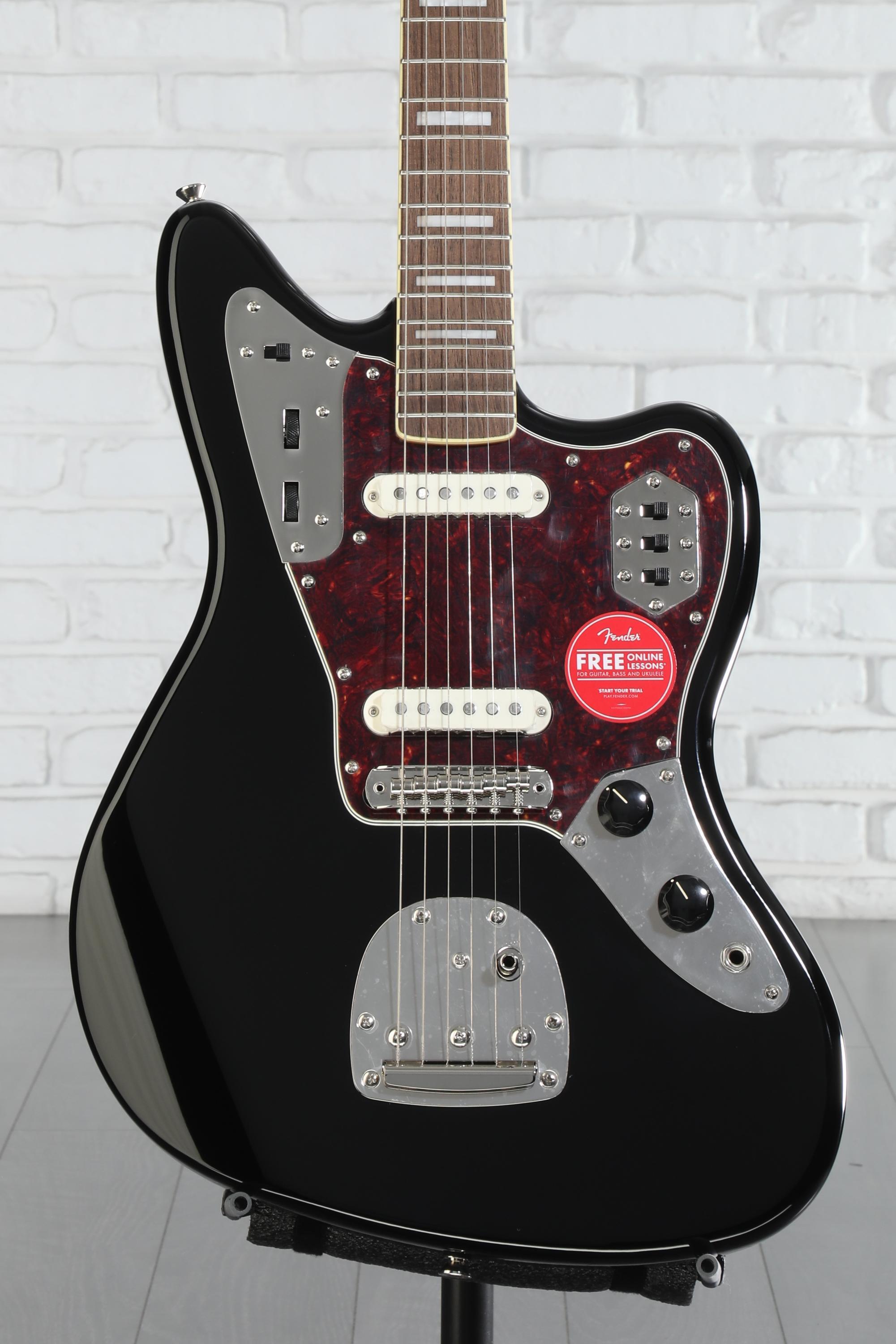 Squier Classic Vibe '70s Jaguar - Black | Sweetwater