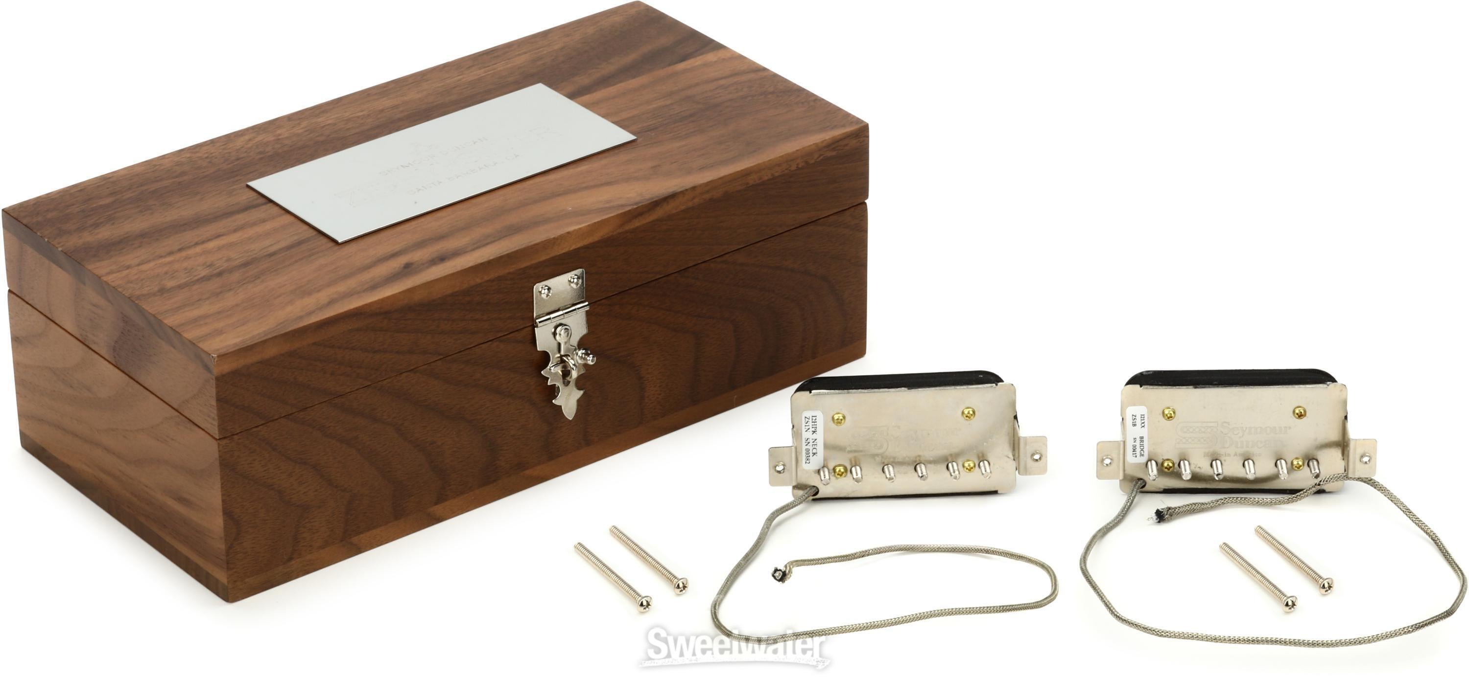 【key】SILVER SACKBUT トランプセット Seymour Duncan Zephyr Silver Humbucker Pickup Set - Zebra