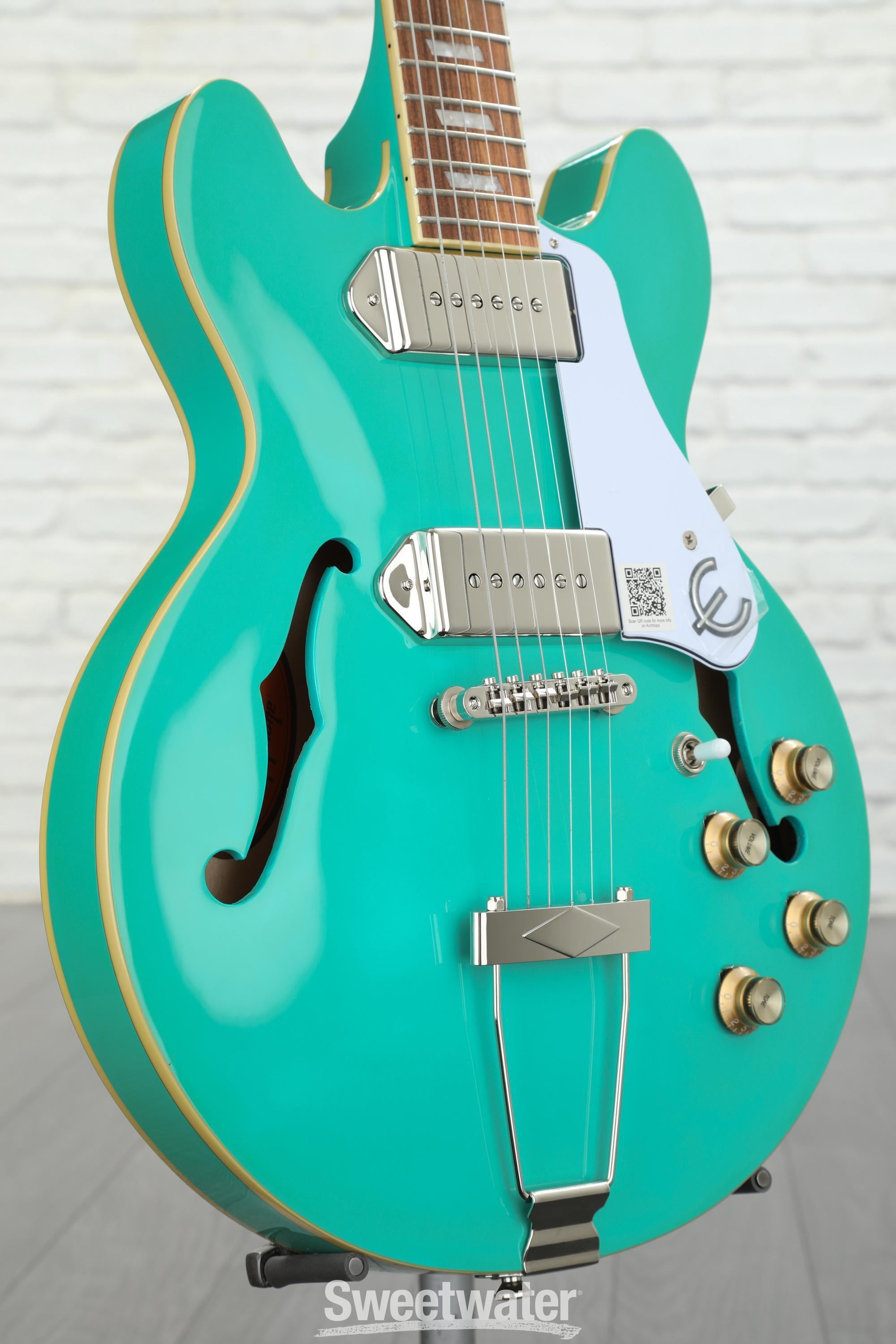 Epiphone Casino Coupe Hollowbody Electric Guitar - Turquoise