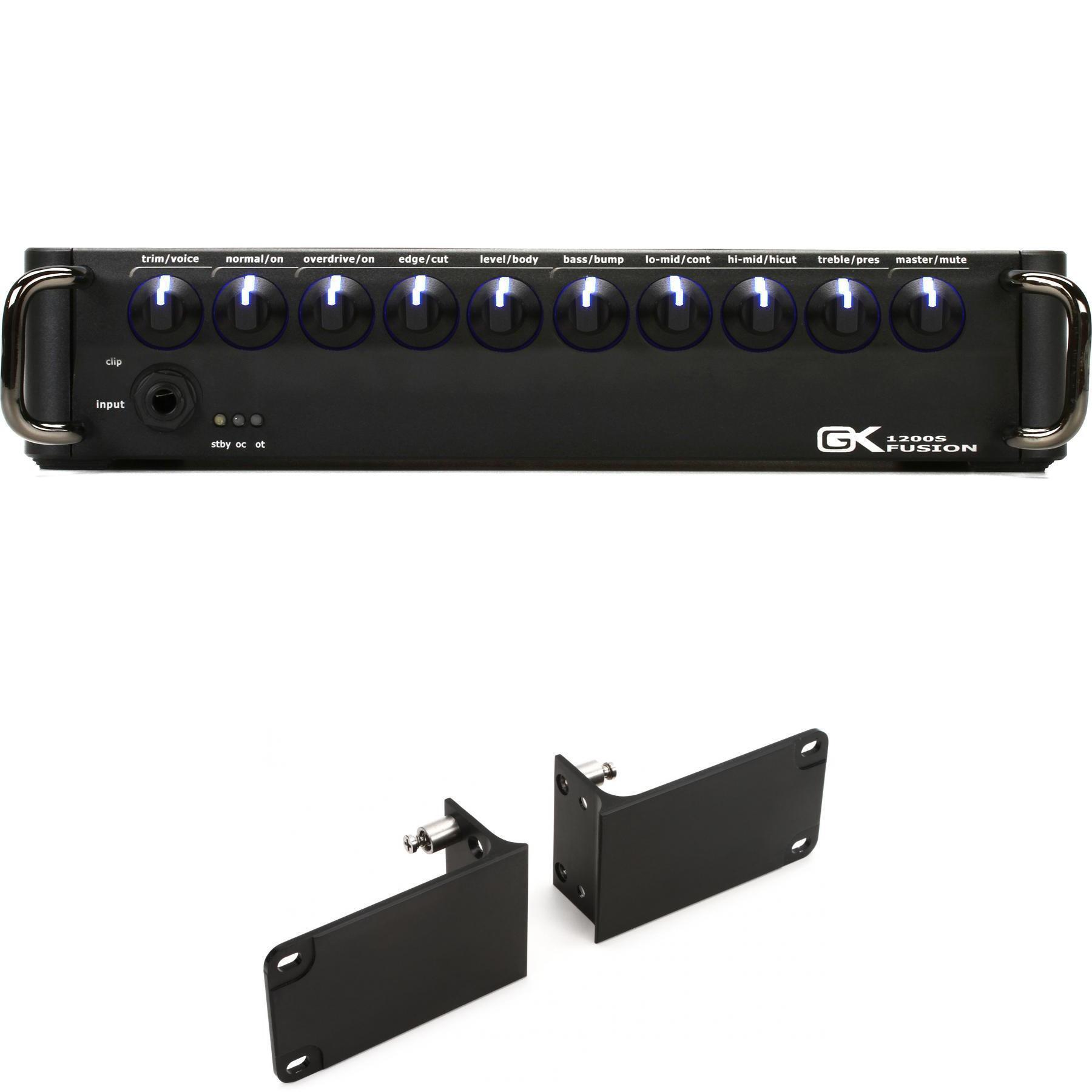 Gallien-Krueger Fusion 1200S 1200-watt Ultra-light Bass Head and Rackmount  Kit