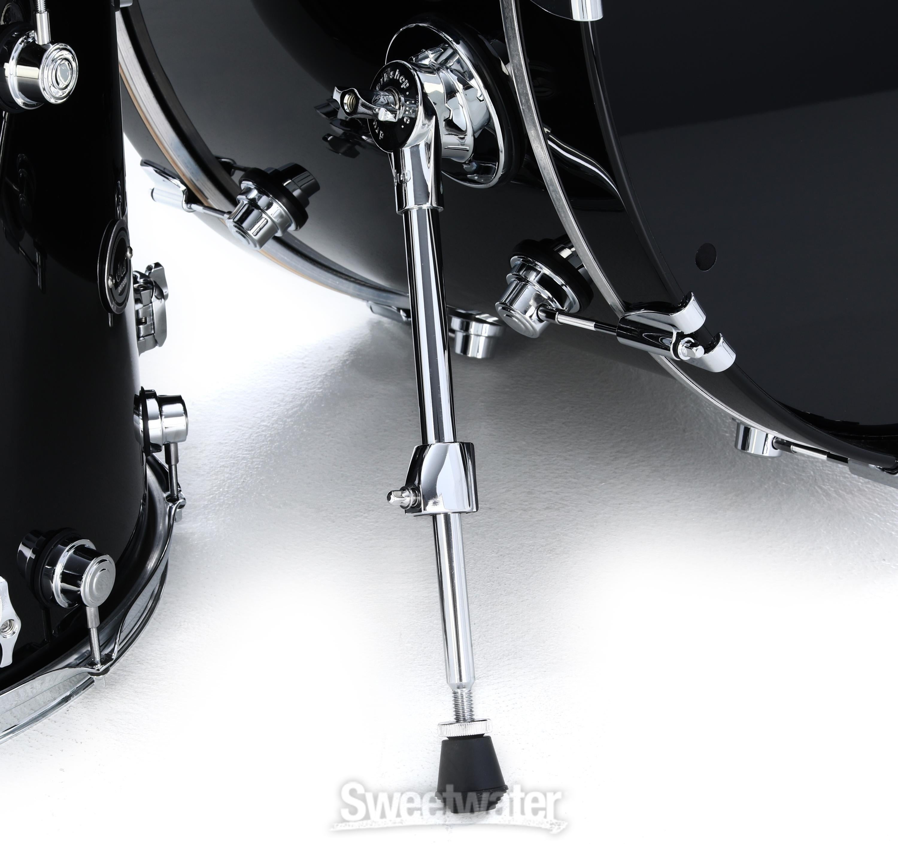 DW DWe 5-piece Shell Pack - Piano Black Gloss, Sweetwater Exclusive
