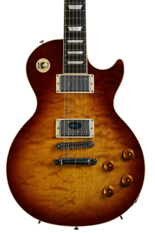 Gibson Les Paul Standard Premium - Tea Burst, AAA Quilt Maple