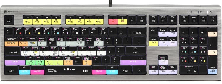 LogicKeyboard ASTRA2 Backlit Keyboard for Ableton Live - Mac