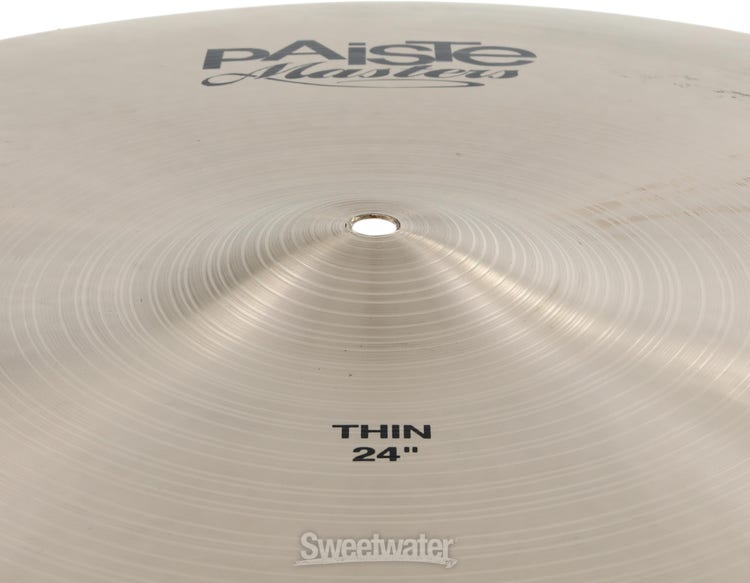 Paiste Masters Thin Ride Cymbal - 24-inch | Sweetwater 