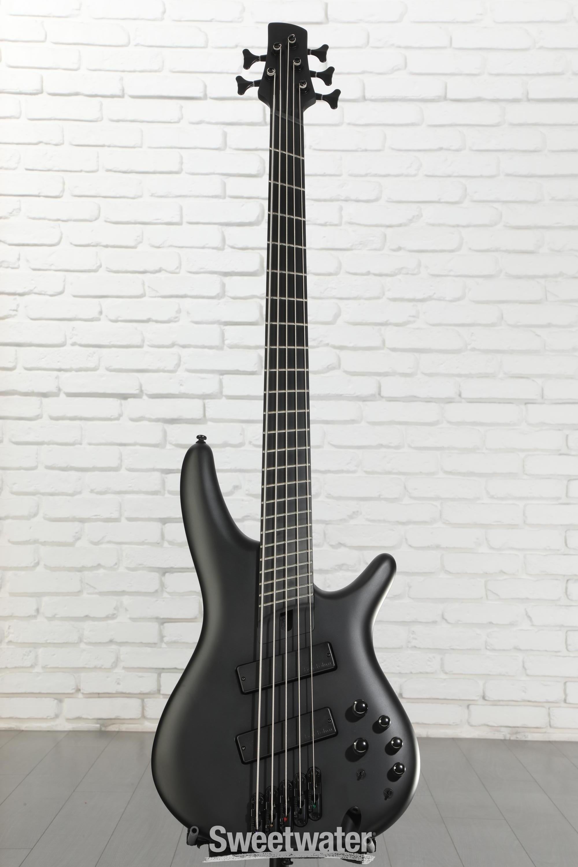 Ibanez Iron Label SRMS625EX - Black Flat | Sweetwater