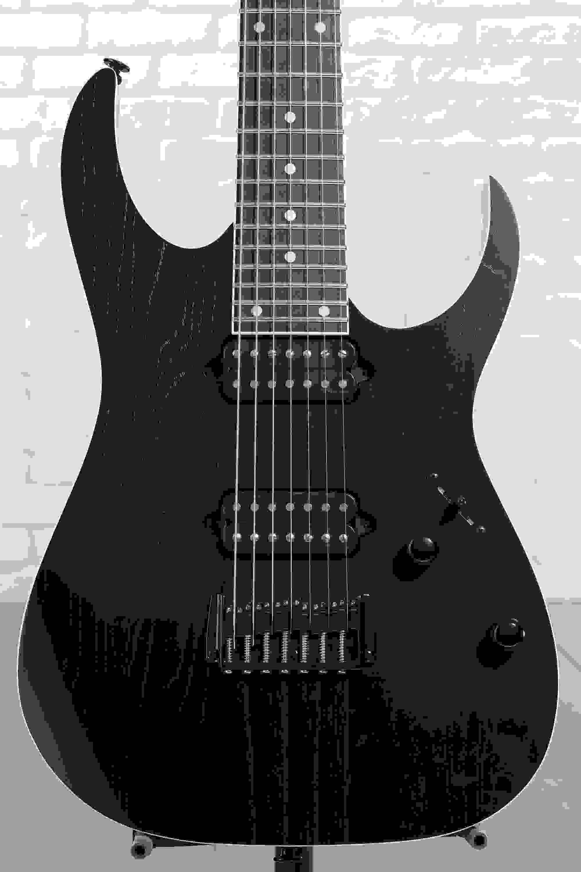 Ibanez Prestige RGR762AH 7-string Electric Guitar - Weathered Black