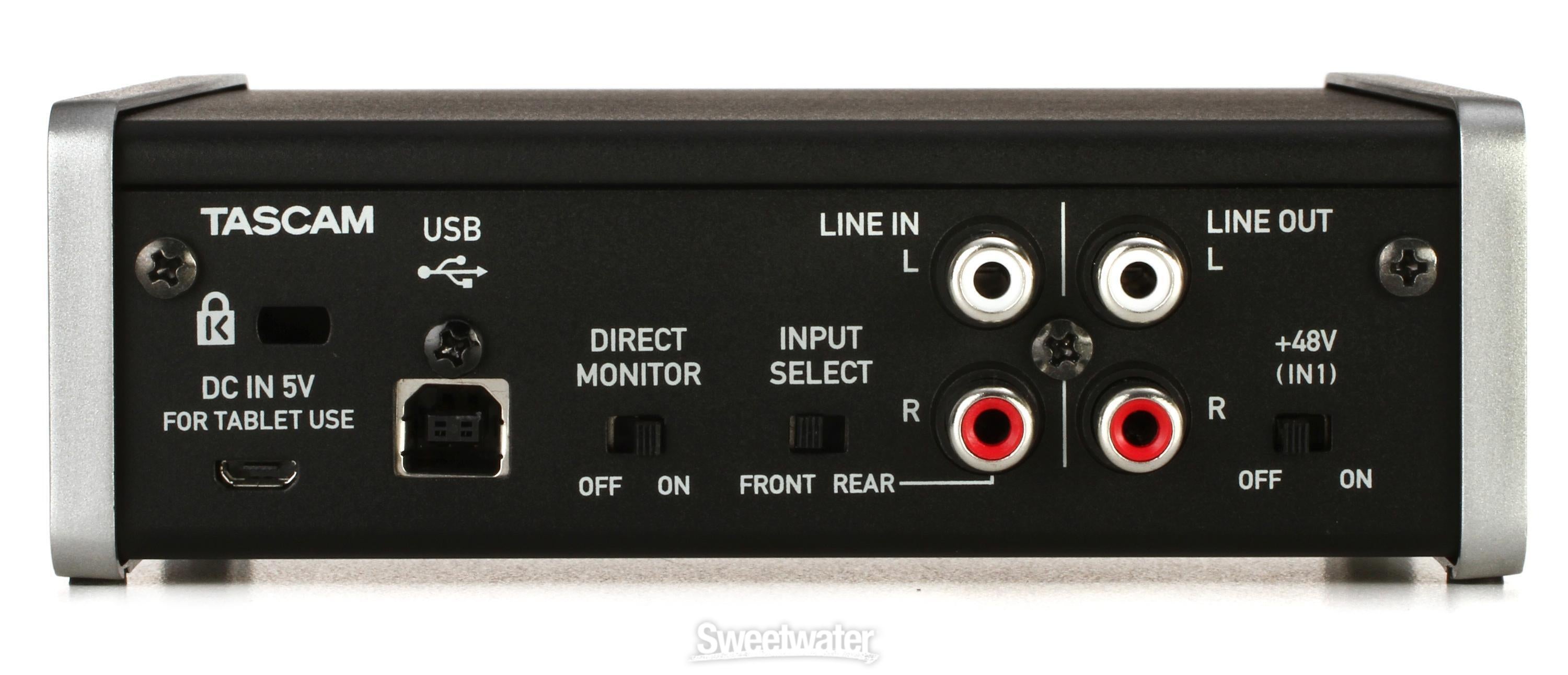 TASCAM US-1x2 USB Audio Interface Reviews | Sweetwater