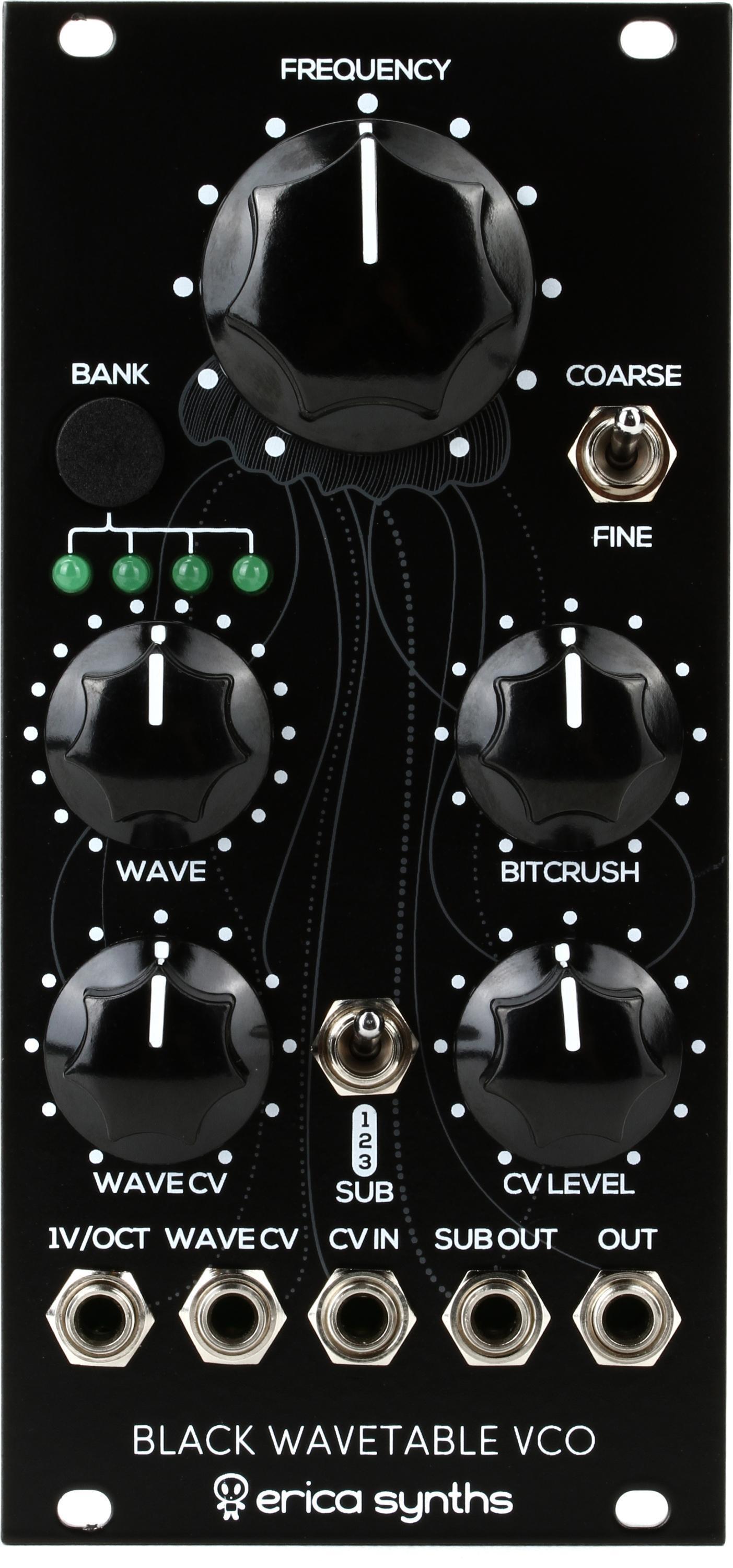 Erica Black Wavetable VCO Modular Eurorack 2024