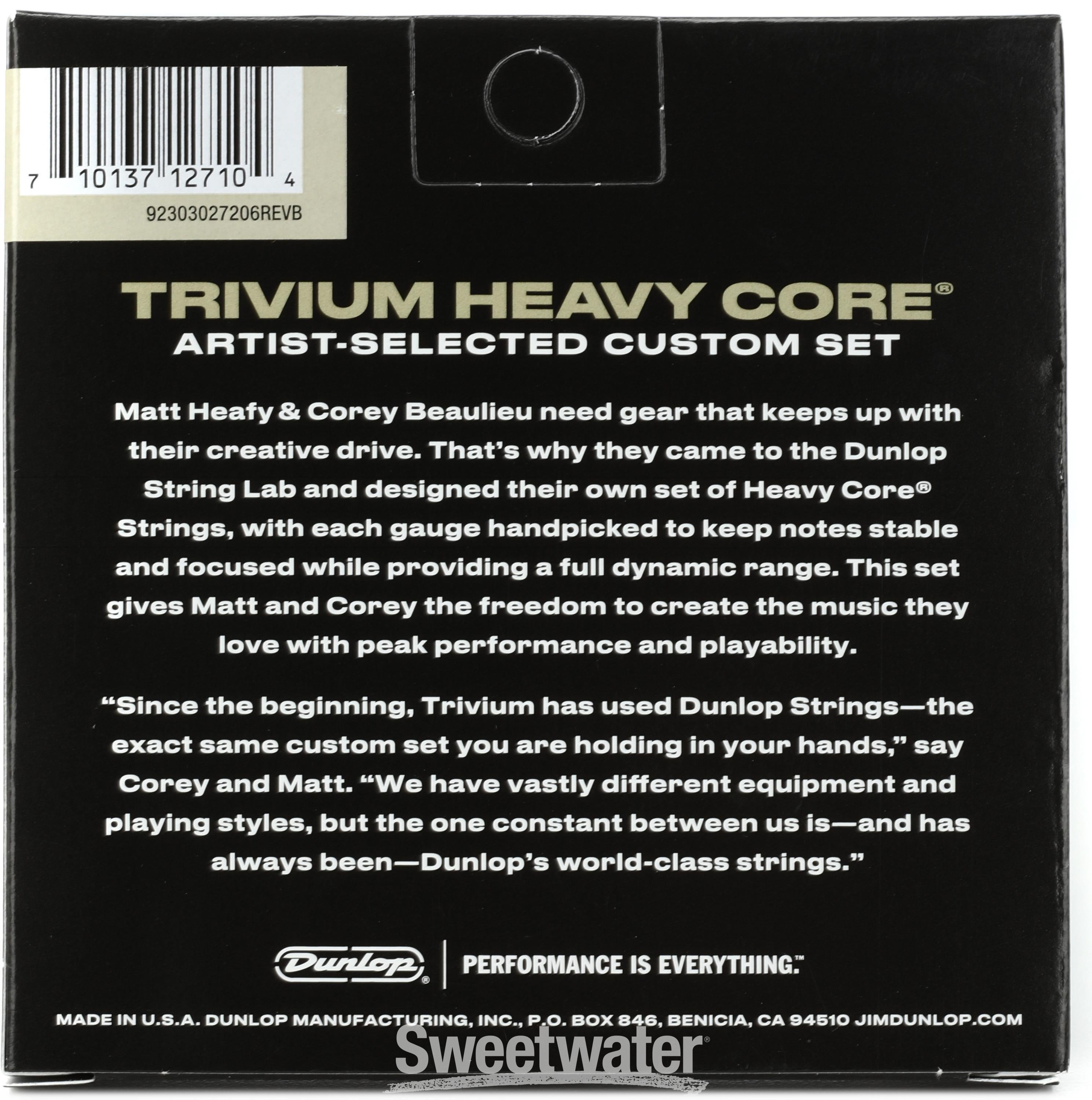 Dunlop TVMN1052 Heavy Core Trivium Electric Guitar Strings .010