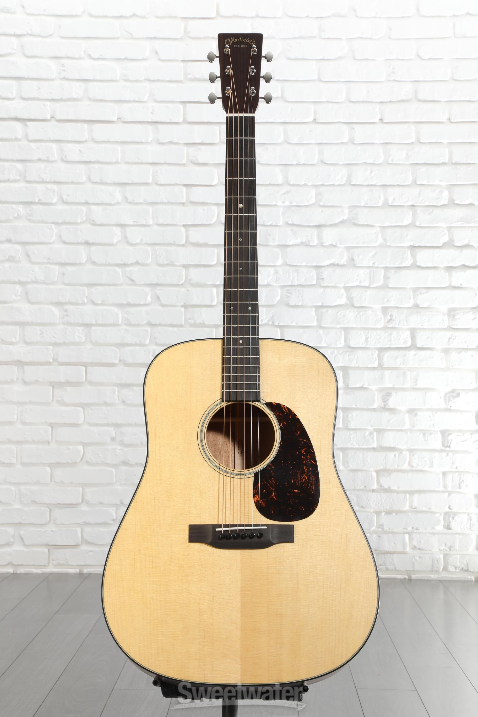 Martin D-18 Satin Standard Series Acoustic Guitar - Satin Natural