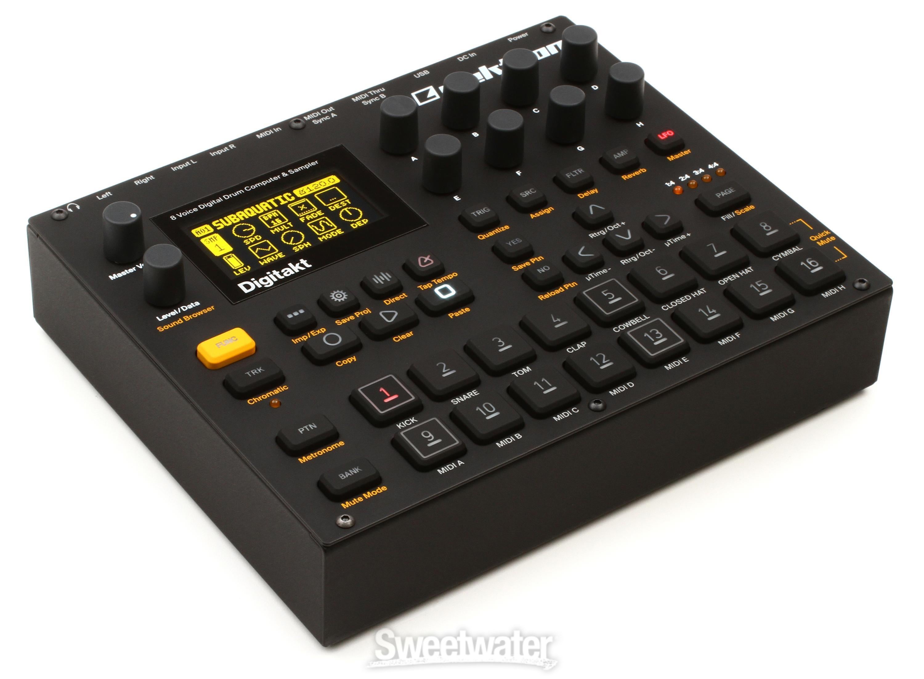 Elektron Digitakt 8-voice Drum Computer and Sampler | Sweetwater