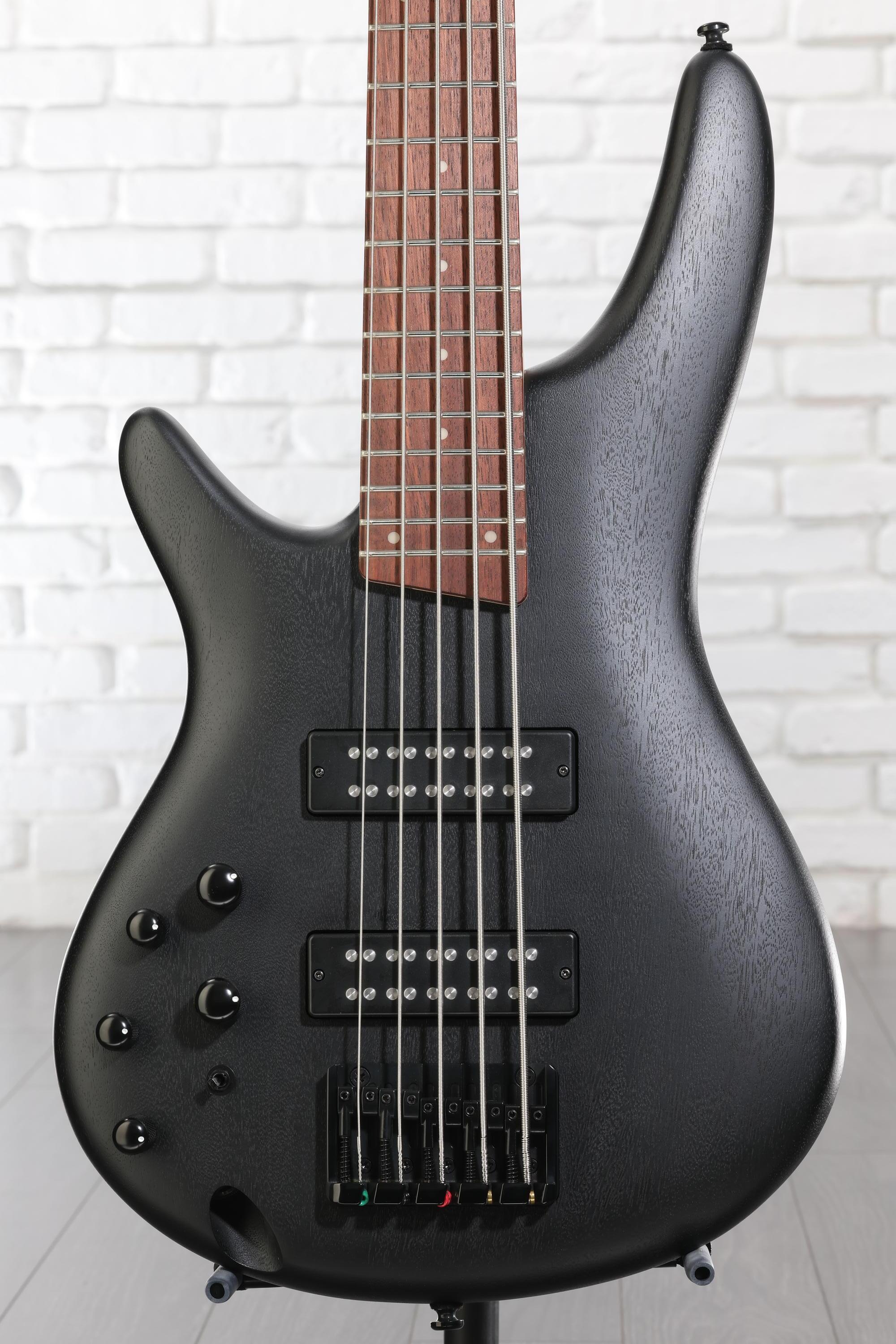 Ibanez Standard SR305EBL Left-handed Bass Guitar - Weathered Black