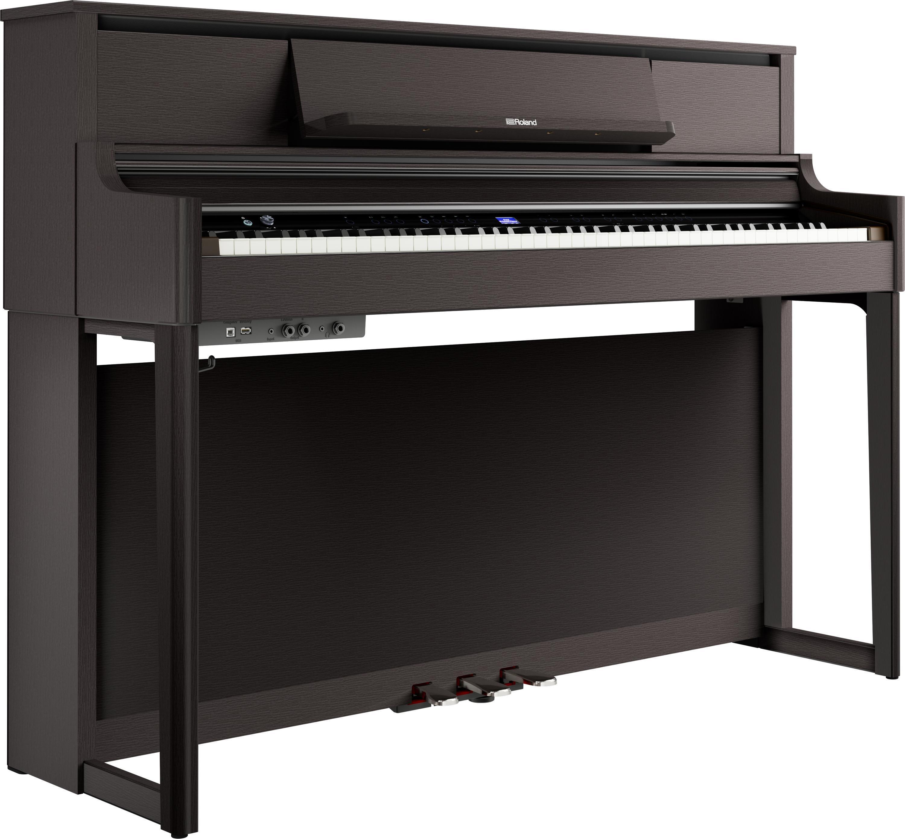 Roland LX-6 Digital Upright Piano - Dark Rosewood | Sweetwater