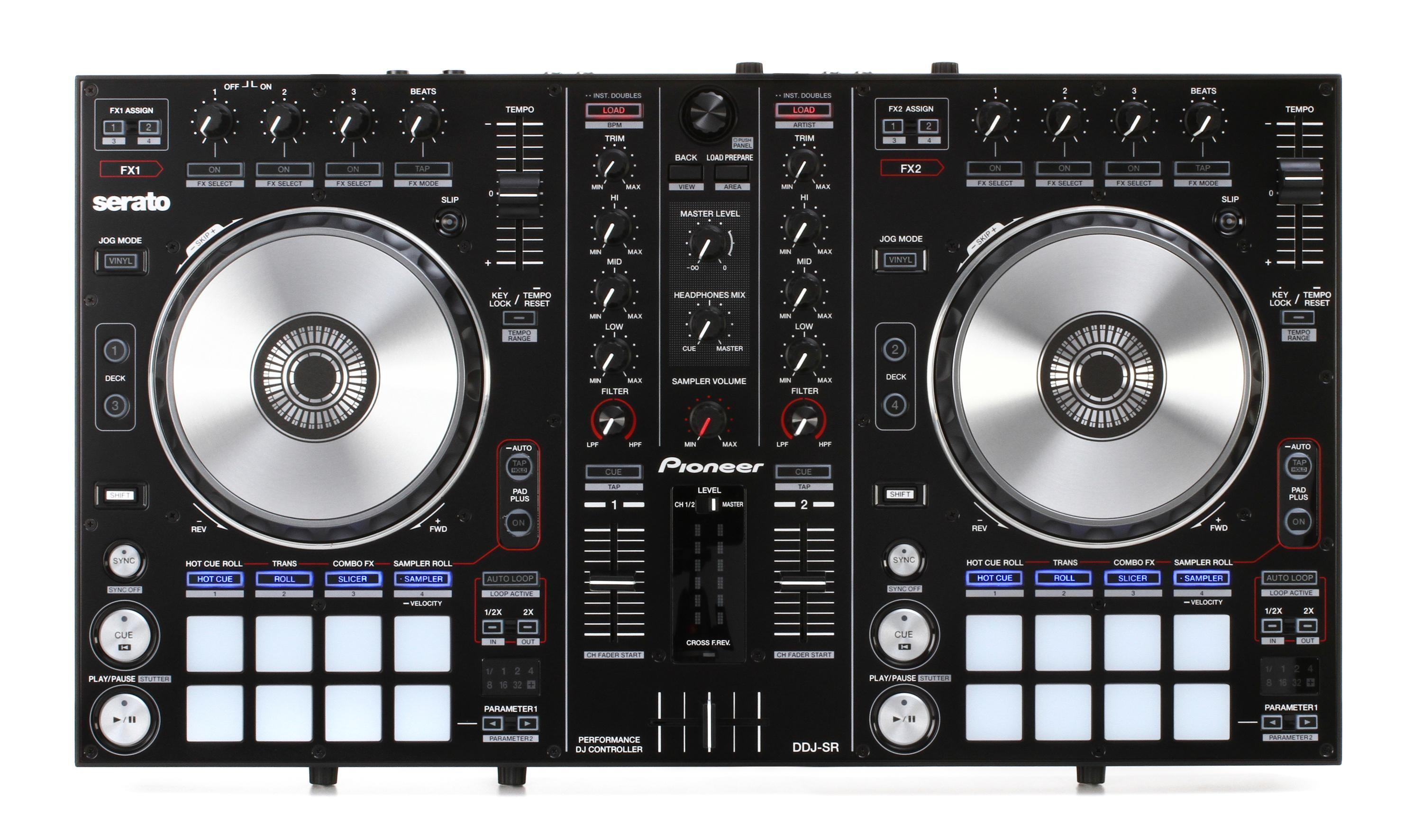 Pioneer DJ DDJ-SR 4-deck Serato DJ Controller