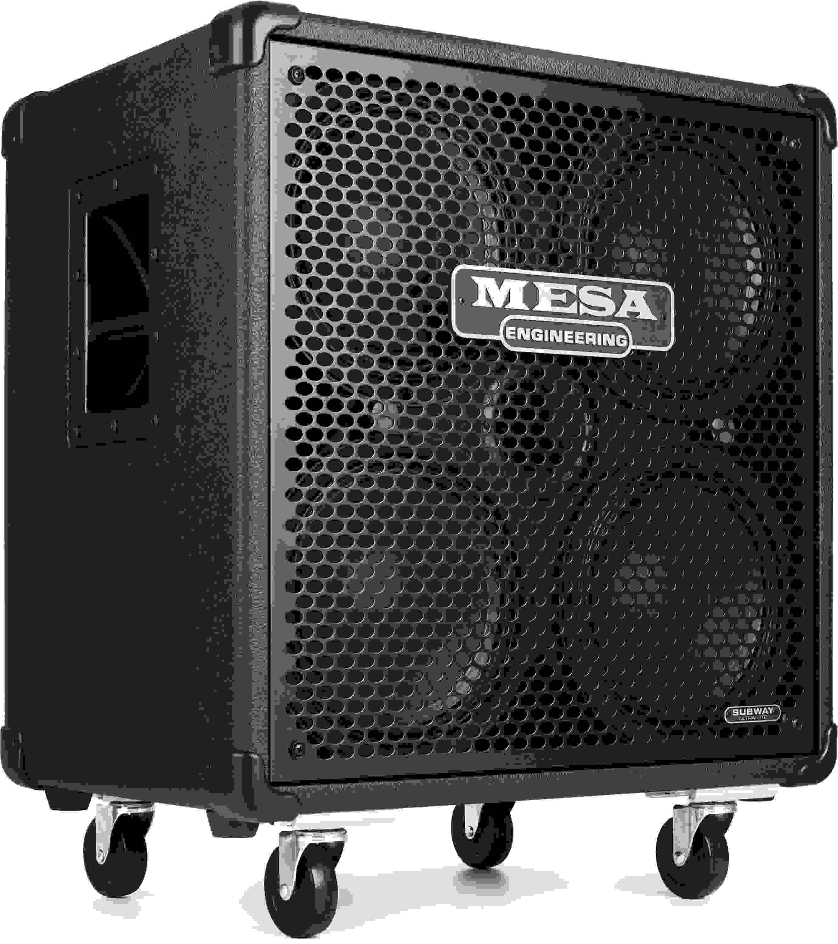 Mesa/Boogie Subway 4 x 10-inch 1200-watt 4-ohm Bass Cabinet - Black Bronco with Black Metal Grille