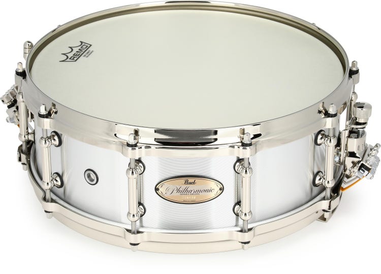 Philharmonic Cast Aluminum Snare Drum - 5-inch x 14-inch - Sweetwater