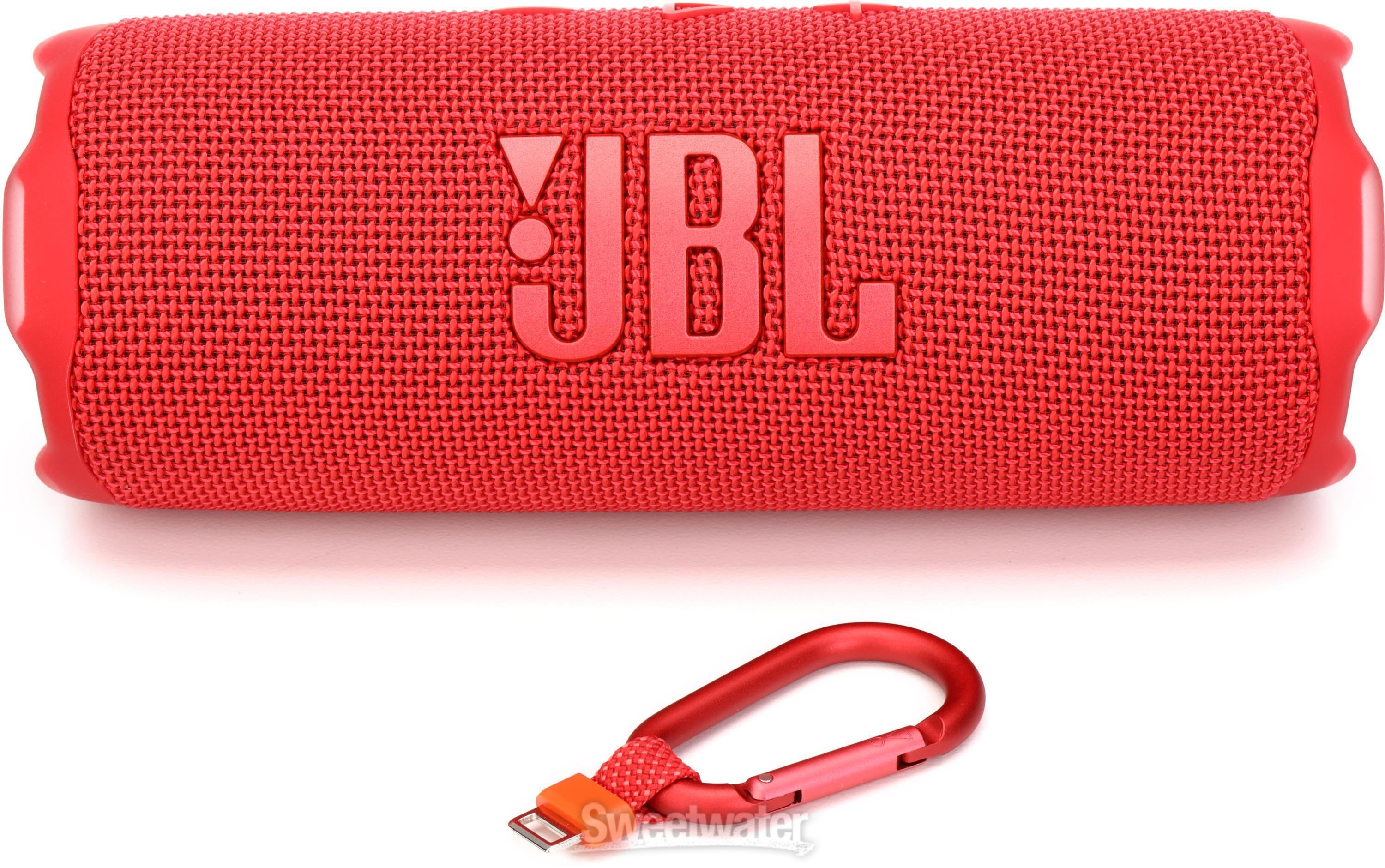 JBL Flip 7 Portable Waterproof Bluetooth Speaker - Red | Sweetwater