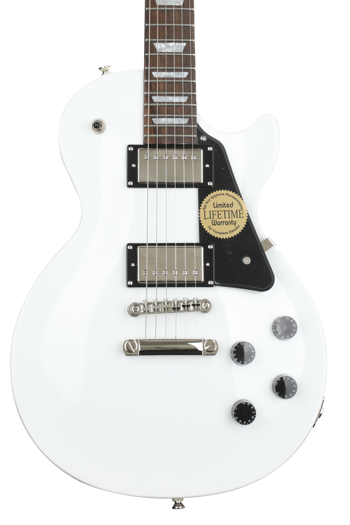 Epiphone Les Paul Studio Electric Guitar - Alpine White | Sweetwater