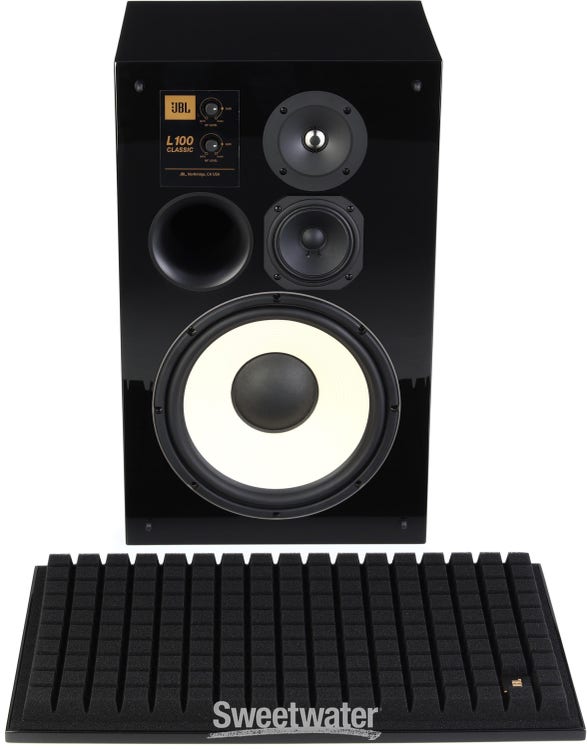 JBL L100 Classic Bookshelf Speaker Black Sweetwater