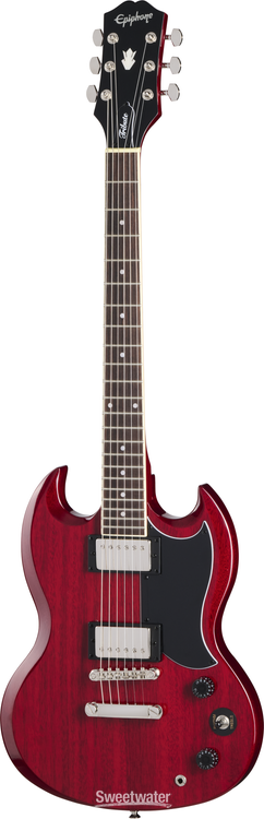 Epiphone SG Tribute Electric Guitar - Cherry | Sweetwater Epiphone SG Tribute Electric Guitar - Cherry | Sweetwater