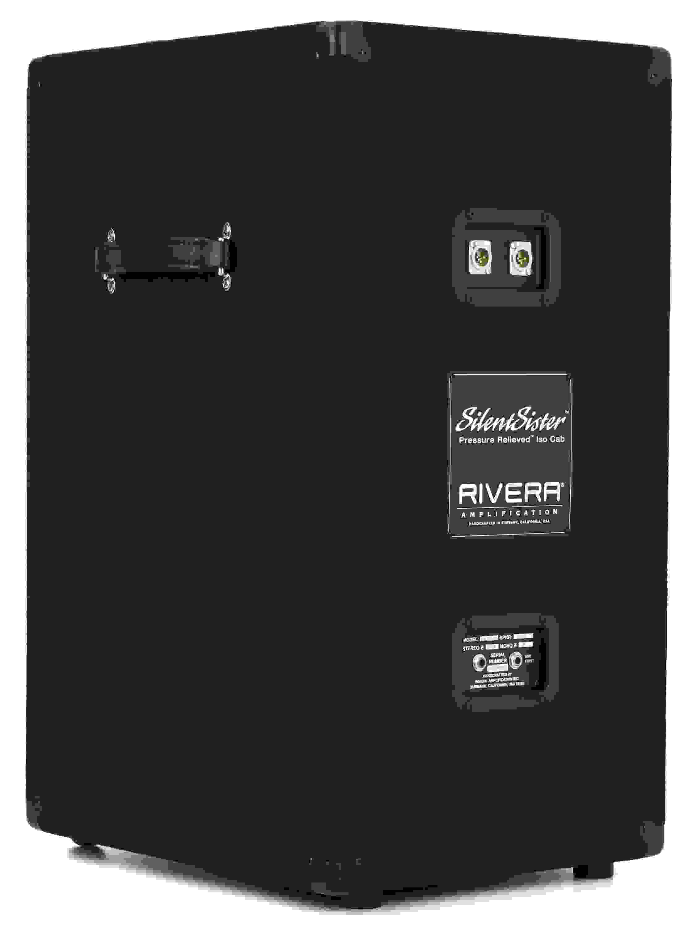 Rivera Silent Sister 75-watt 1 x 12-inch Isolation Cabinet - Black