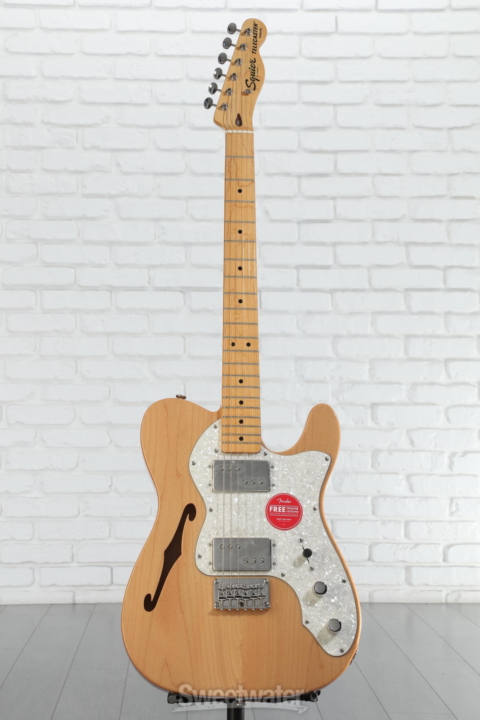 ギター Squier by Fender 70s Telecaster Thinline Squier Classic Vibe '70s Telecaster Thinline - Natural